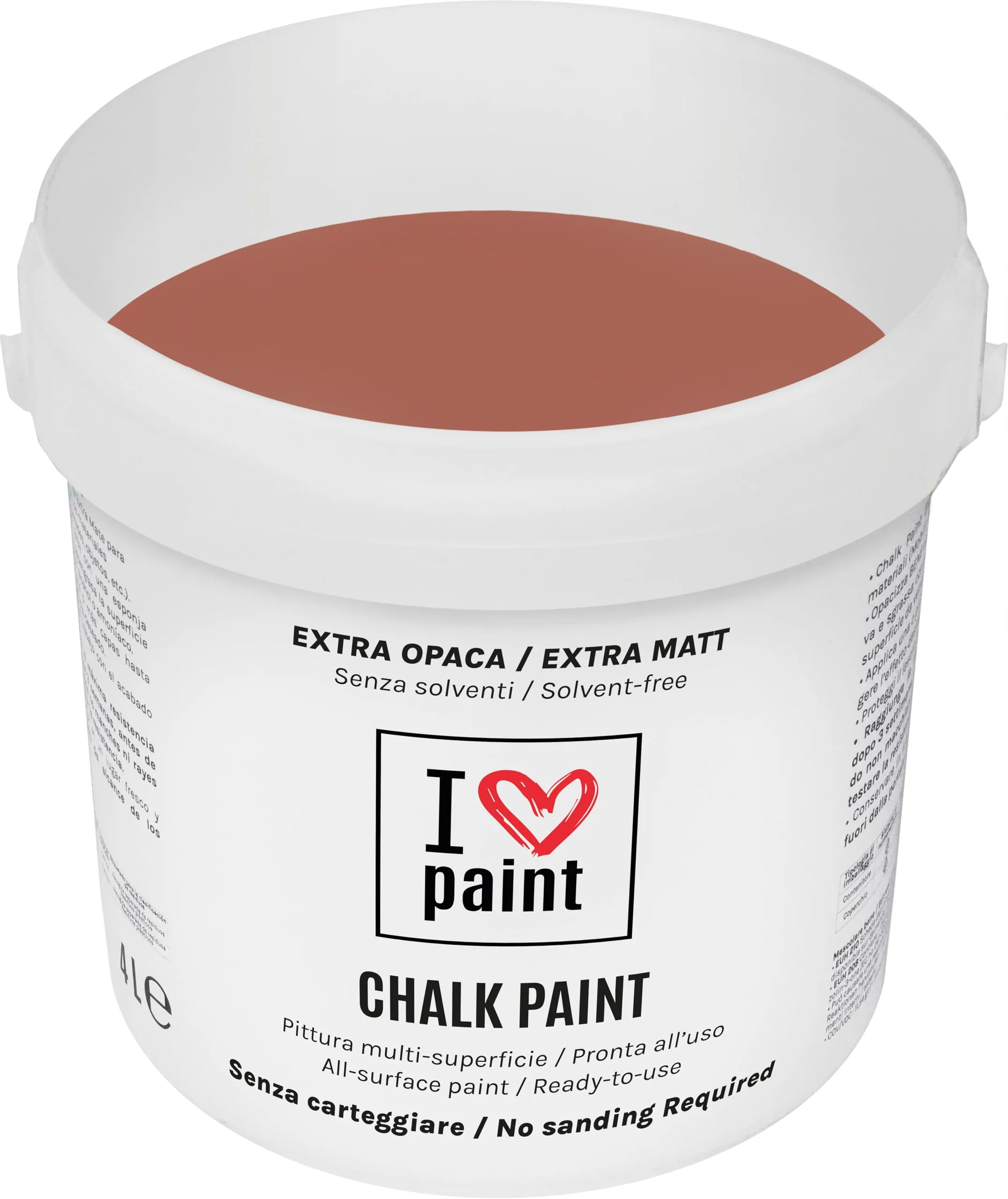 I Love Paint Chalk Paint Terracotta 4 Litri - immagine 1