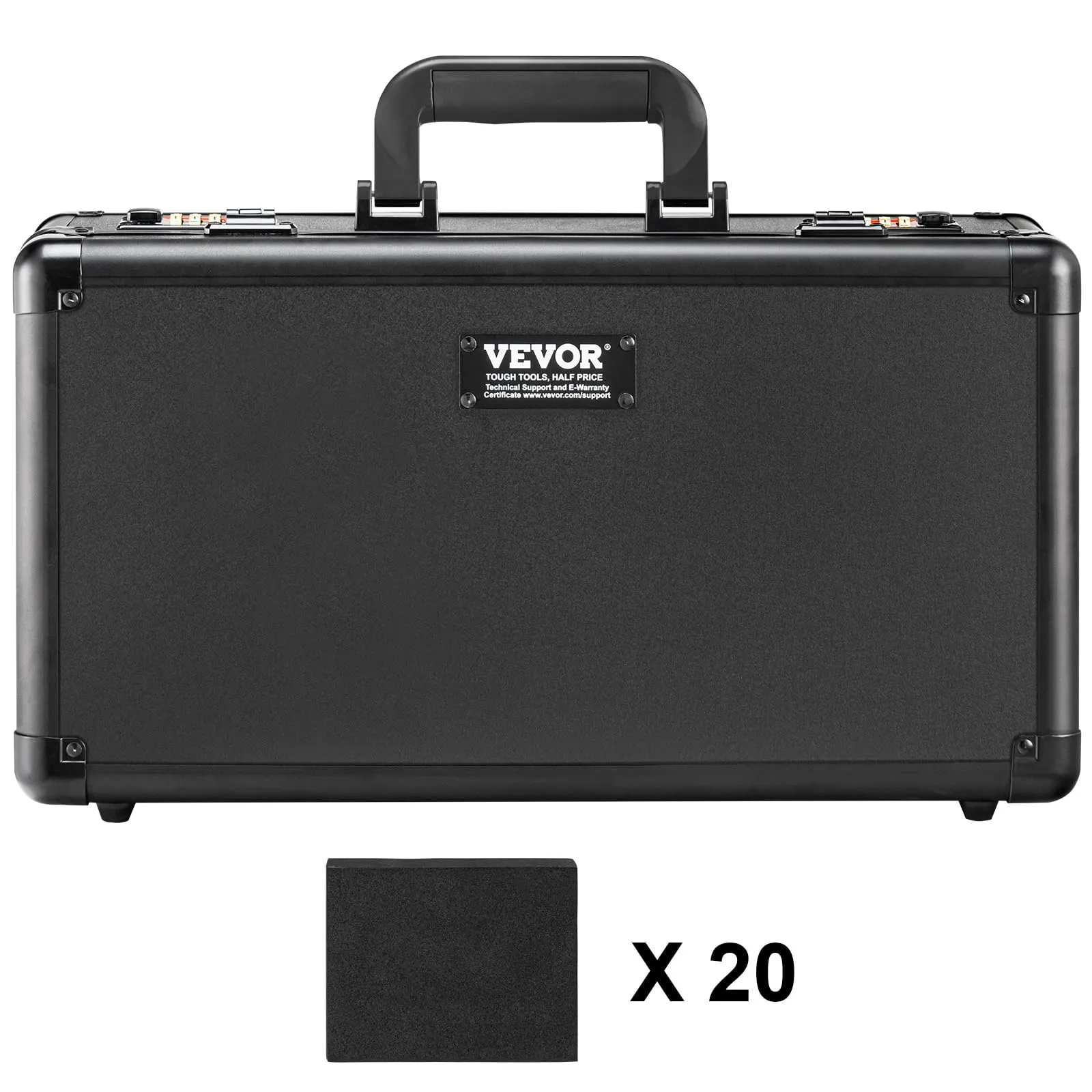VEVOR Scatola Porta Carte Classificate con Chiusura Codificata, 4 Fessure, per 120 Carte PSA, 84 BGS o 428 Top Loaders - immagine 9