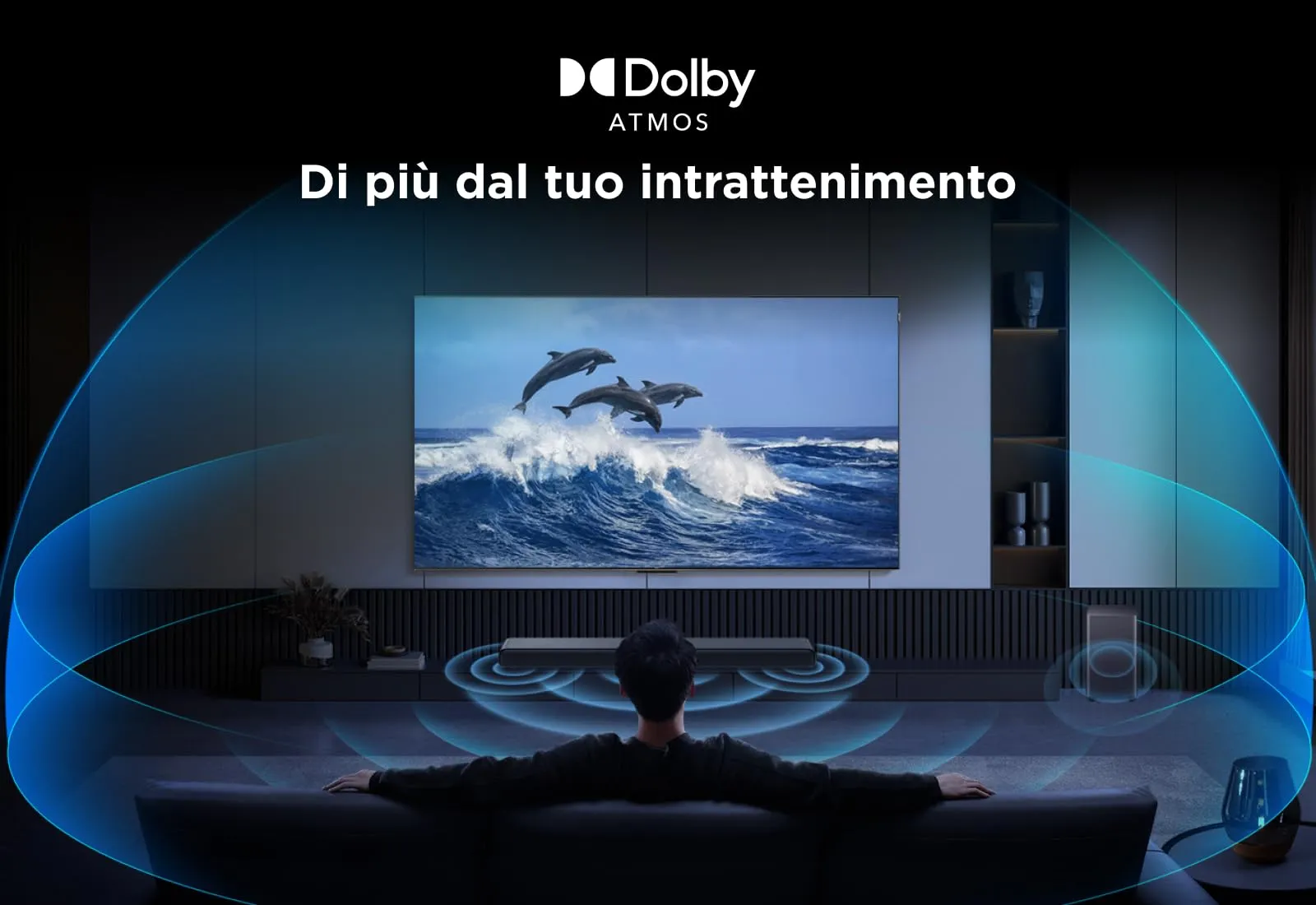 TCL S55HE Soundbar 2.1, 220W, Dolby Atmos, DTS Virtual:X, Wireless Subwoofer, Bluetooth 5.3, HDMI eARC - immagine 6