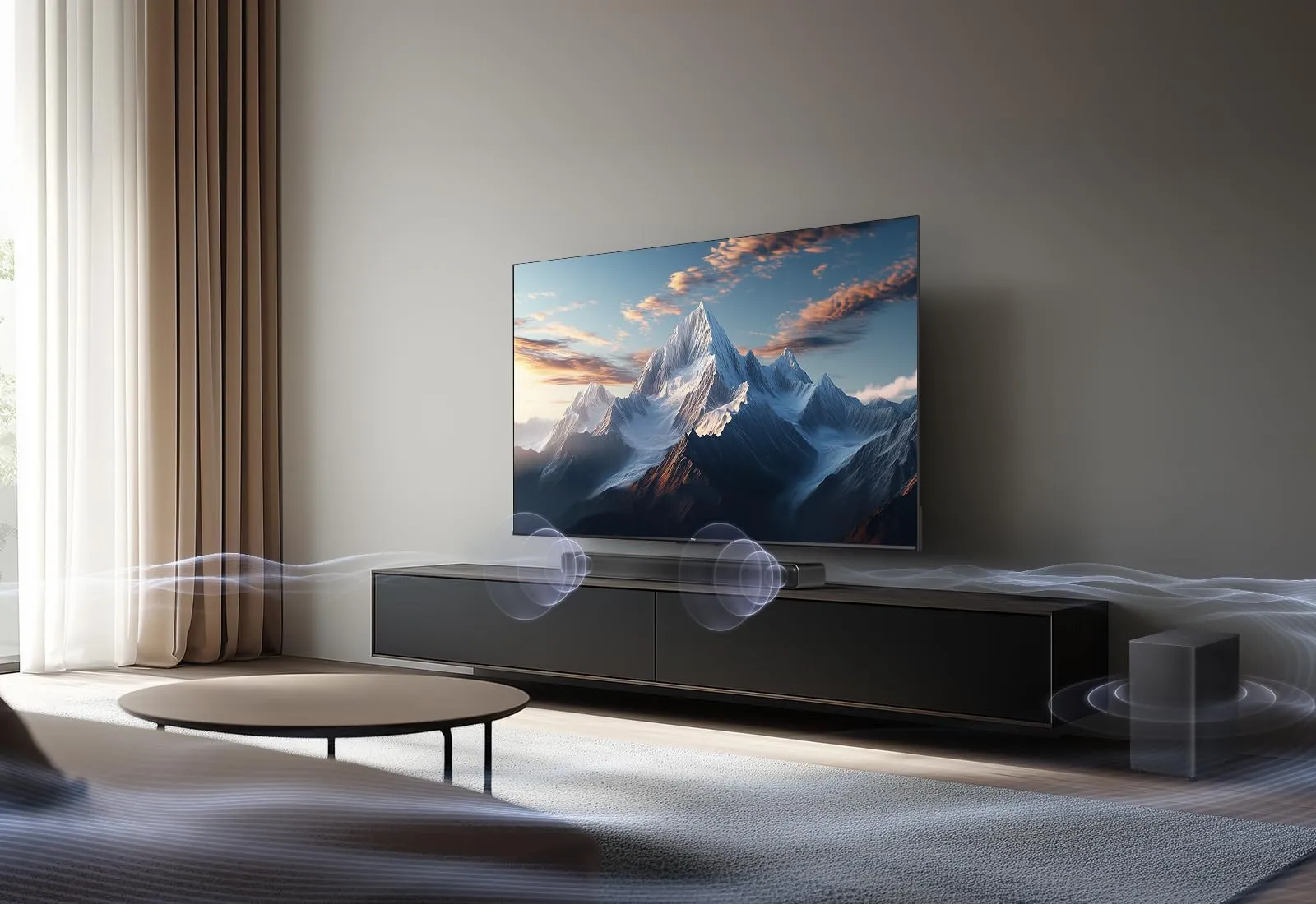 TCL S55HE Soundbar 2.1, 220W, Dolby Atmos, DTS Virtual:X, Wireless Subwoofer, Bluetooth 5.3, HDMI eARC - immagine 13