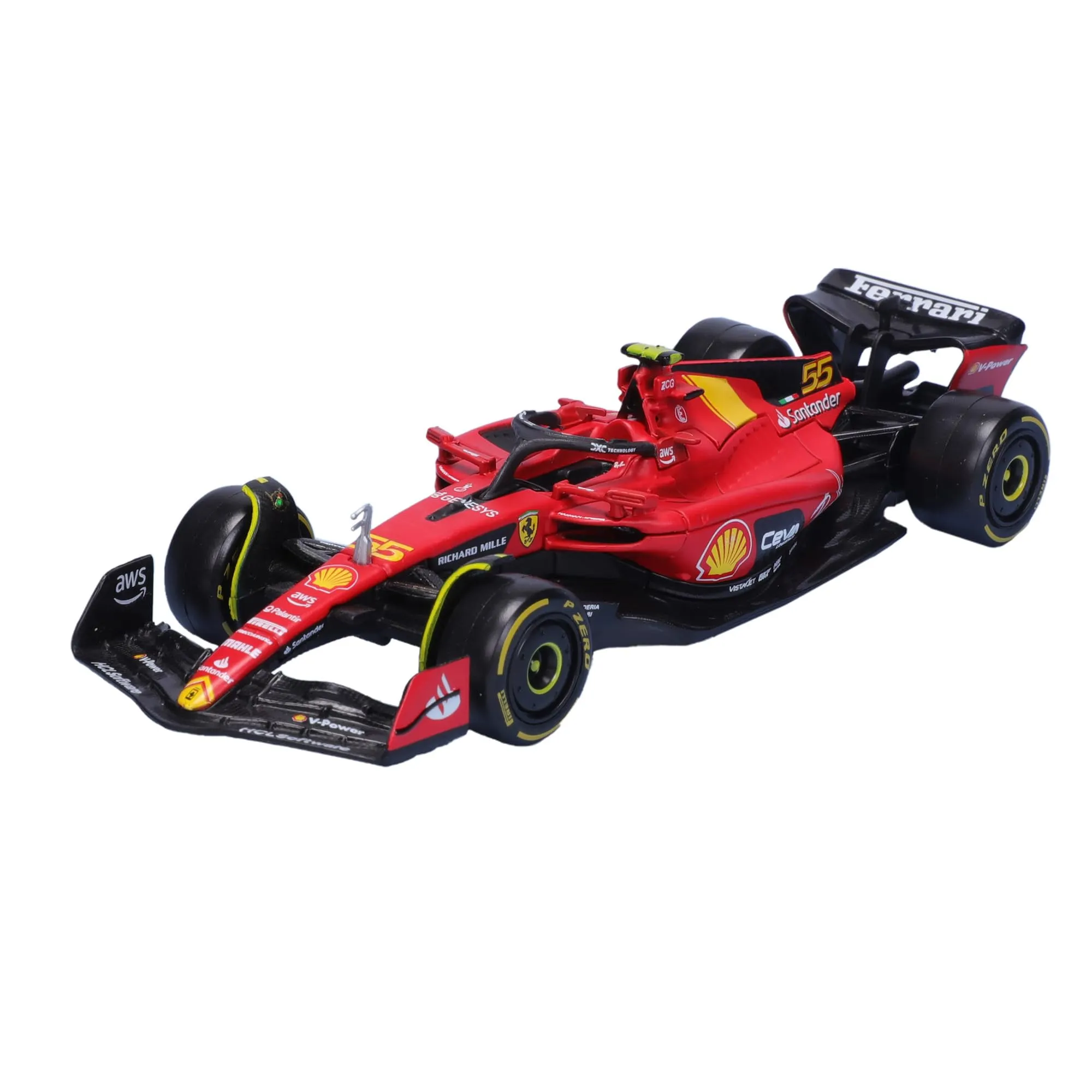 Bburago Ferrari SF-23 F1 Gift Pack, 4 Model Cars 1:43 Scale - immagine 3