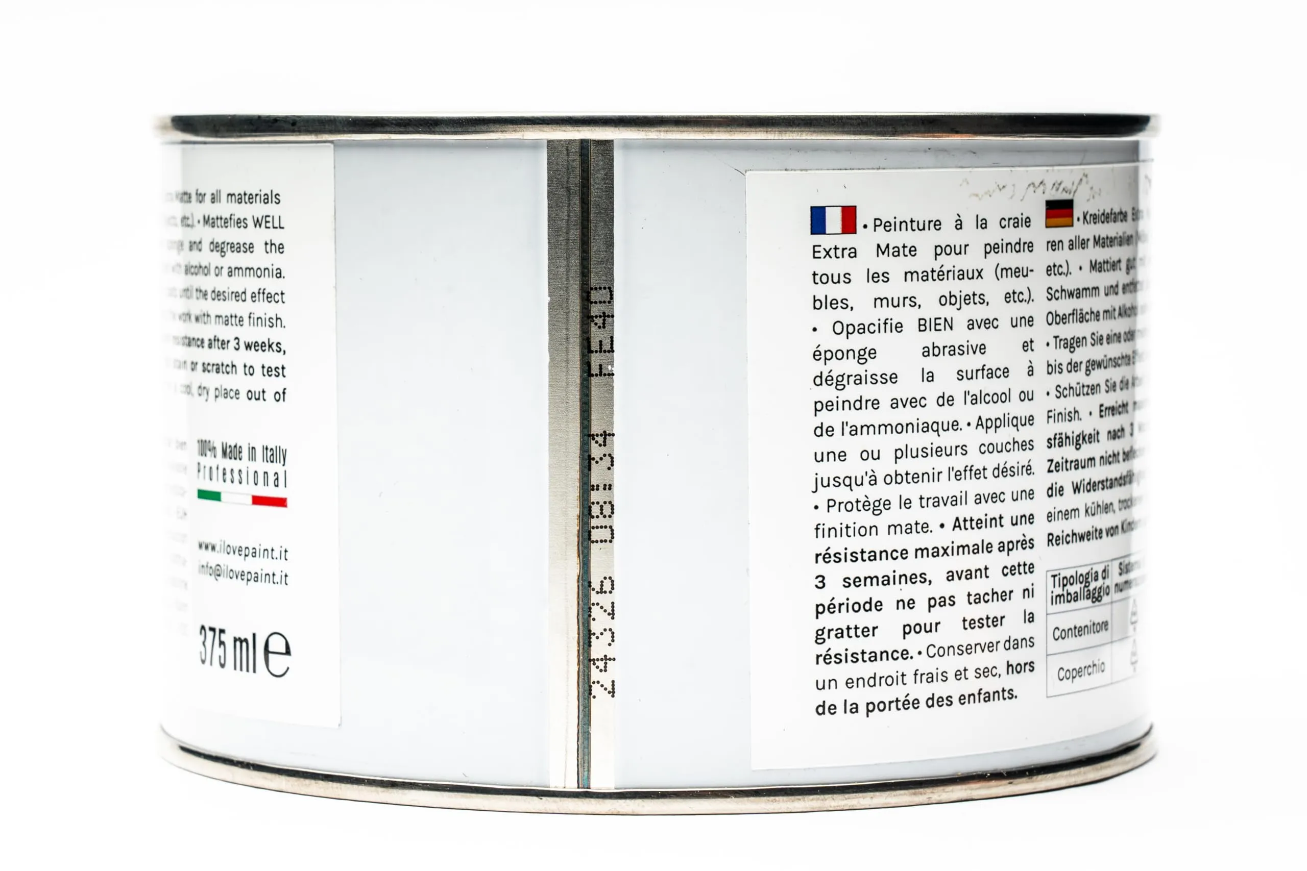 I LOVE paint Cera Trasparente per Chalk Paint e Legno 375ml - immagine 4