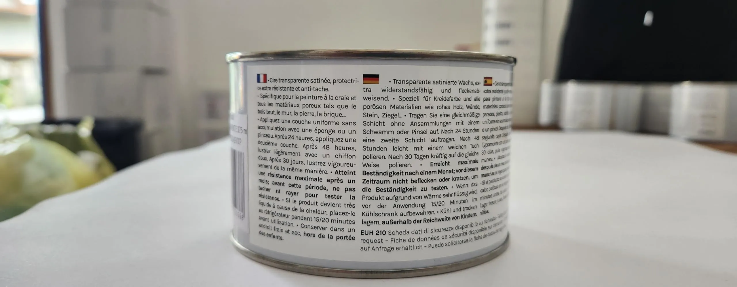 I LOVE paint Cera Trasparente per Chalk Paint e Legno 375ml - immagine 9
