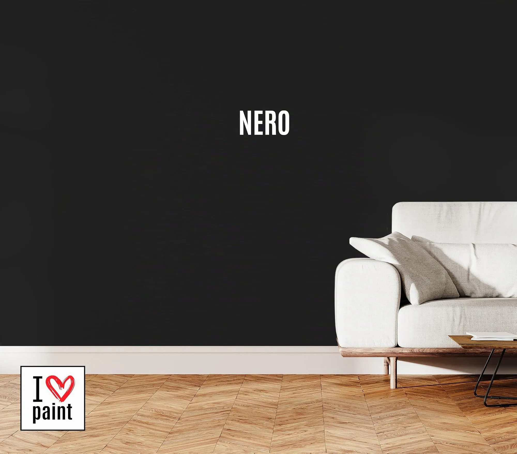 I Love Paint Chalk Paint Nero, 4 Litri - immagine 3