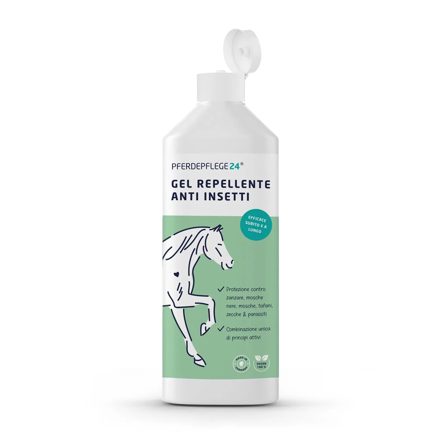 PFERDEPFLEGE24 Gel per Cavalli Repellente per Insetti 500ml per Aree sensibili - immagine 8