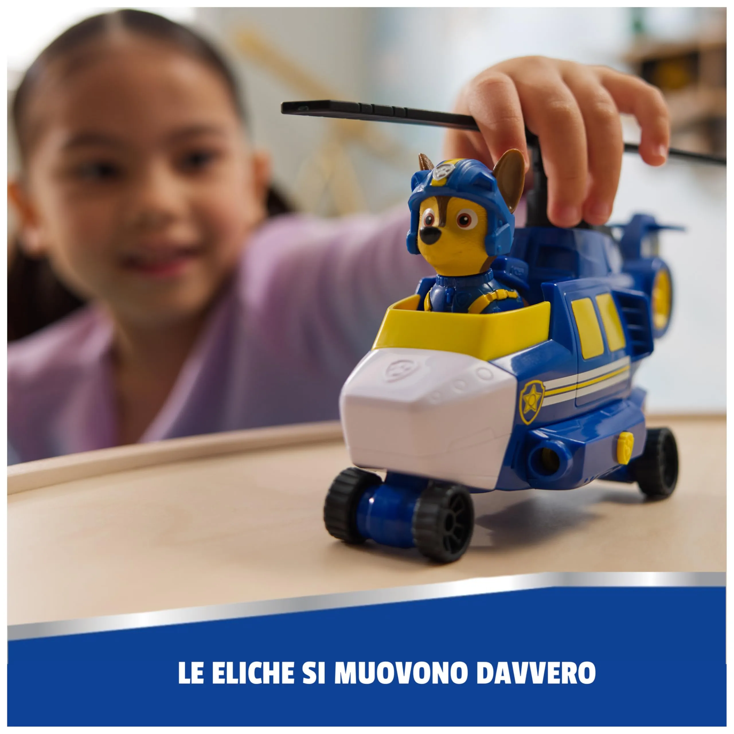 Paw Patrol Air Rescue Police Helicopter with Chase Figure - immagine 3