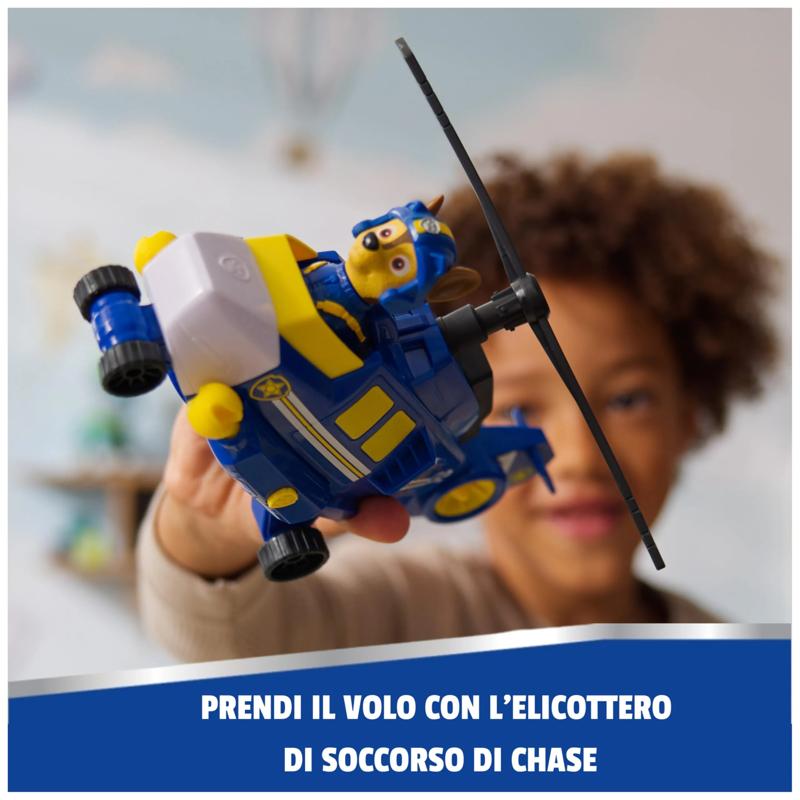 Paw Patrol Air Rescue Police Helicopter with Chase Figure - immagine 4