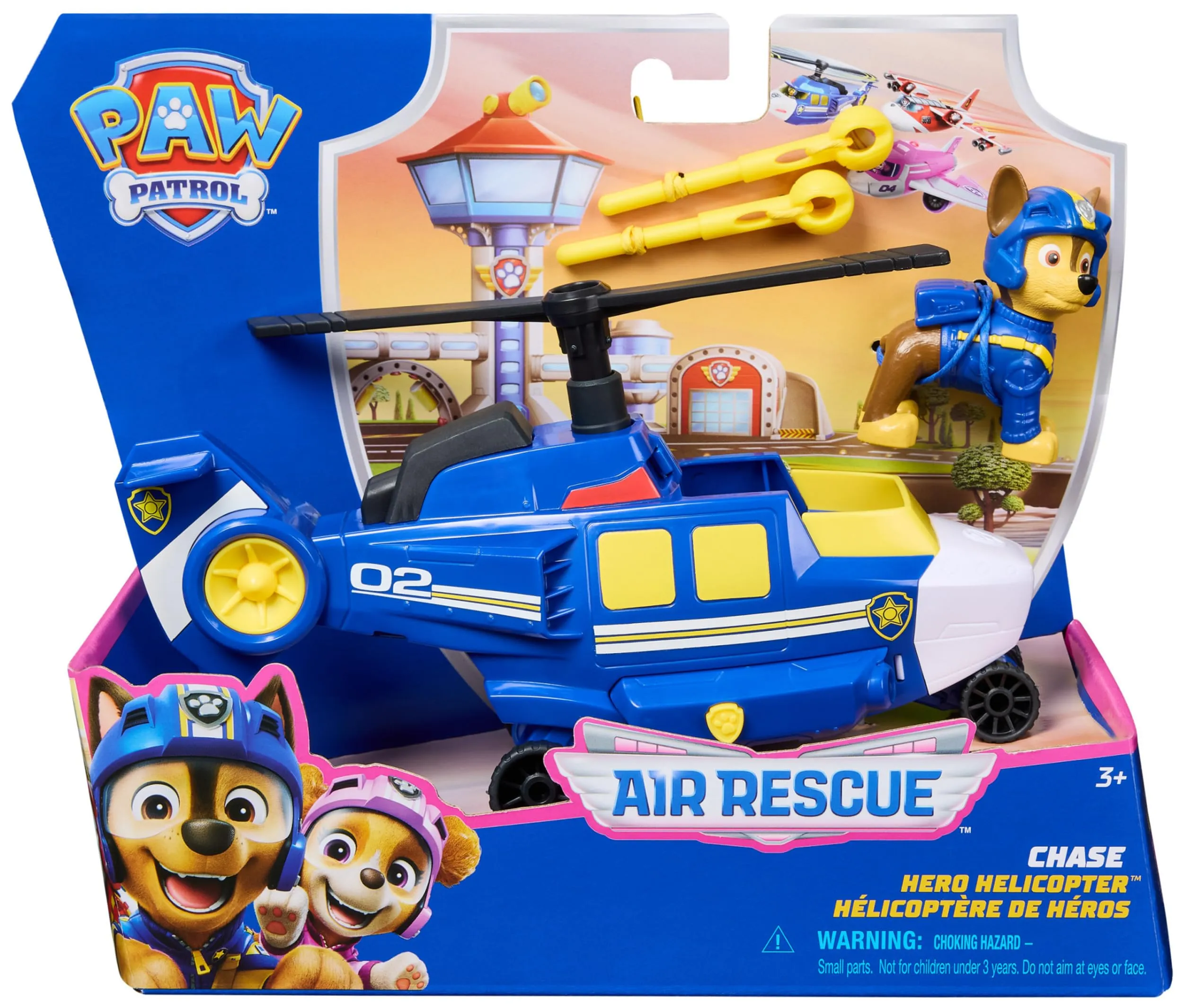 Paw Patrol Air Rescue Police Helicopter with Chase Figure - immagine 8