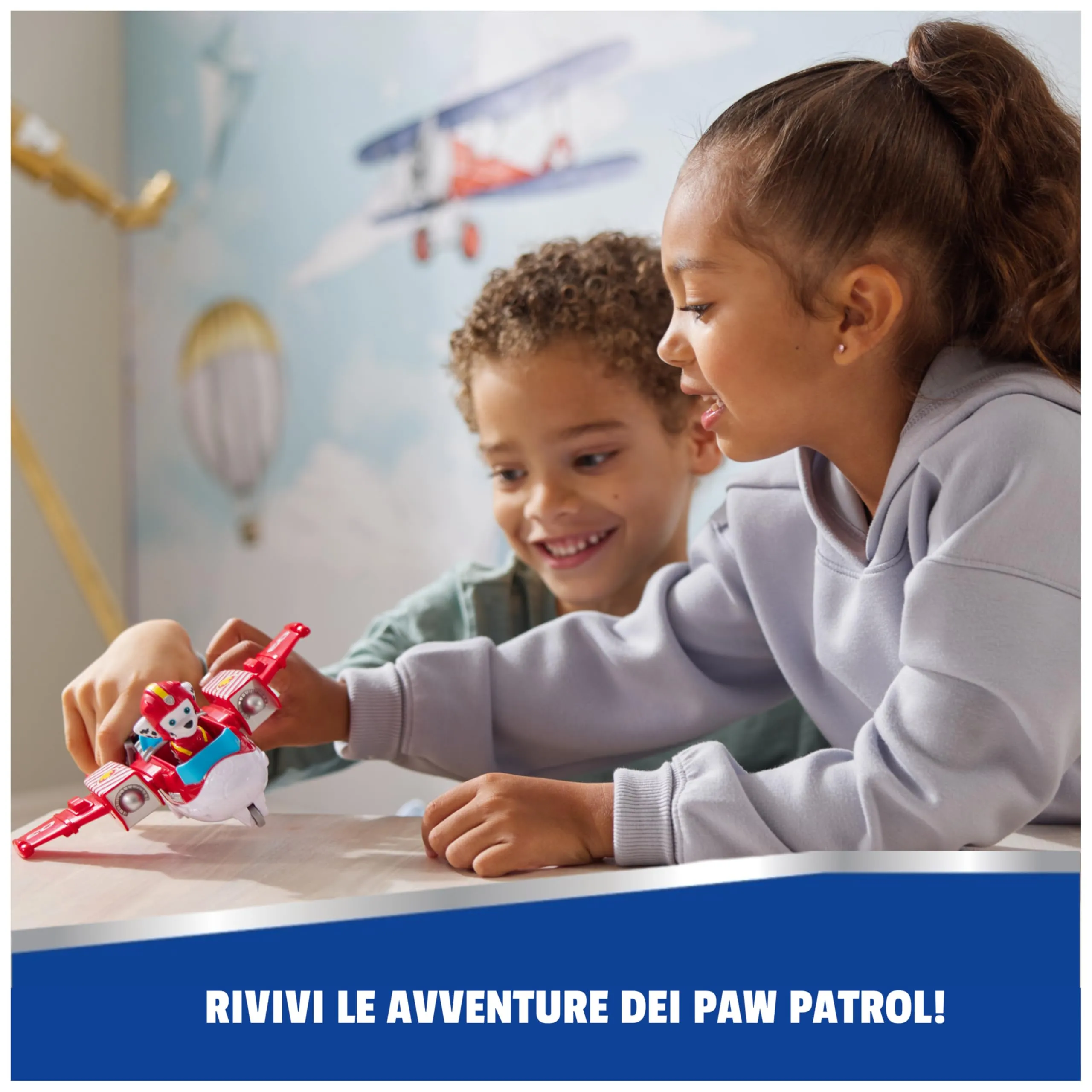 Paw Patrol Air Rescue Marshall Fire Rescue Plane with Figure - immagine 6
