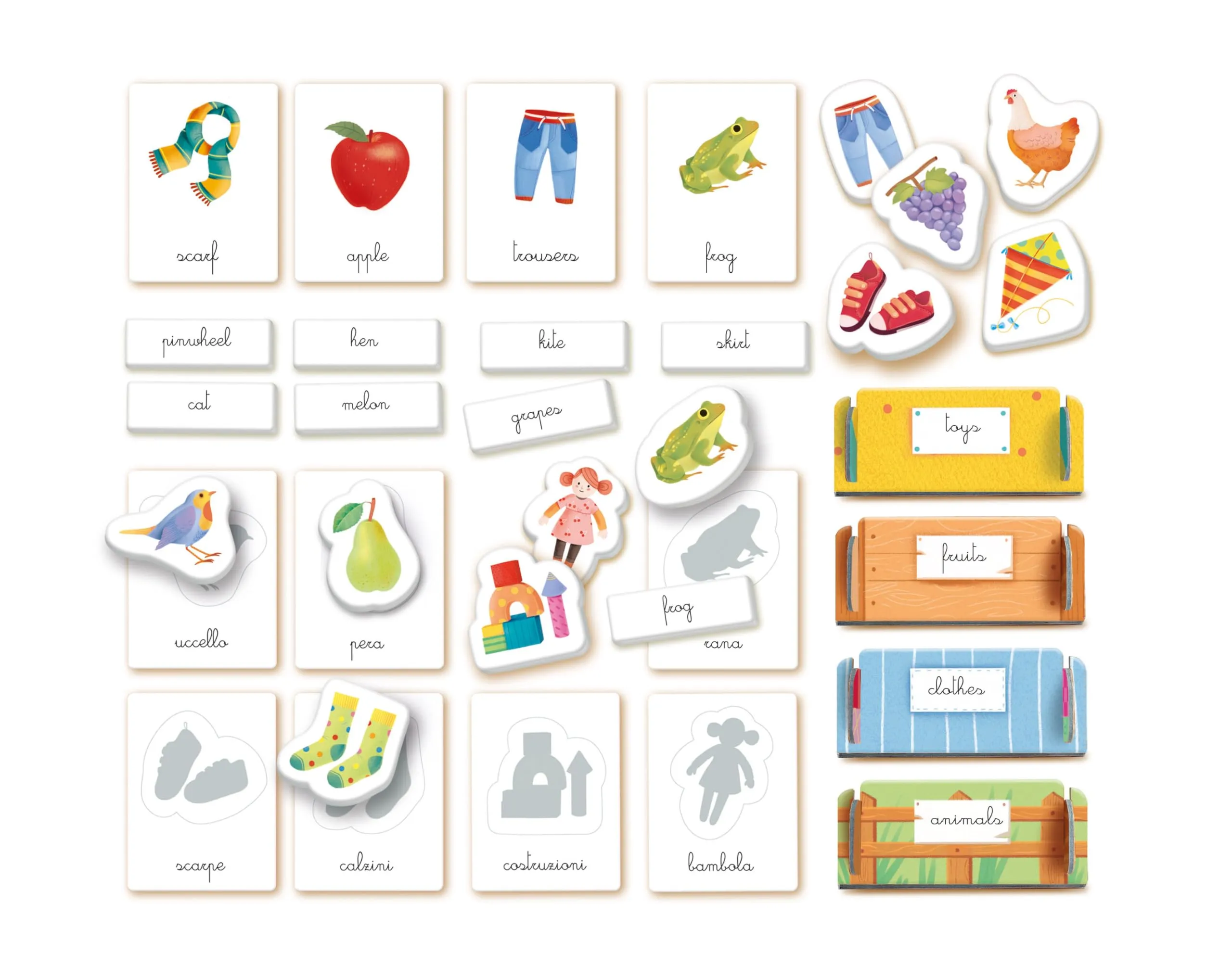 Clementoni Sapientino Montessori - Primo Inglese, Gioco Educativo per Bambini 3-5 Anni, 16868 - immagine 4
