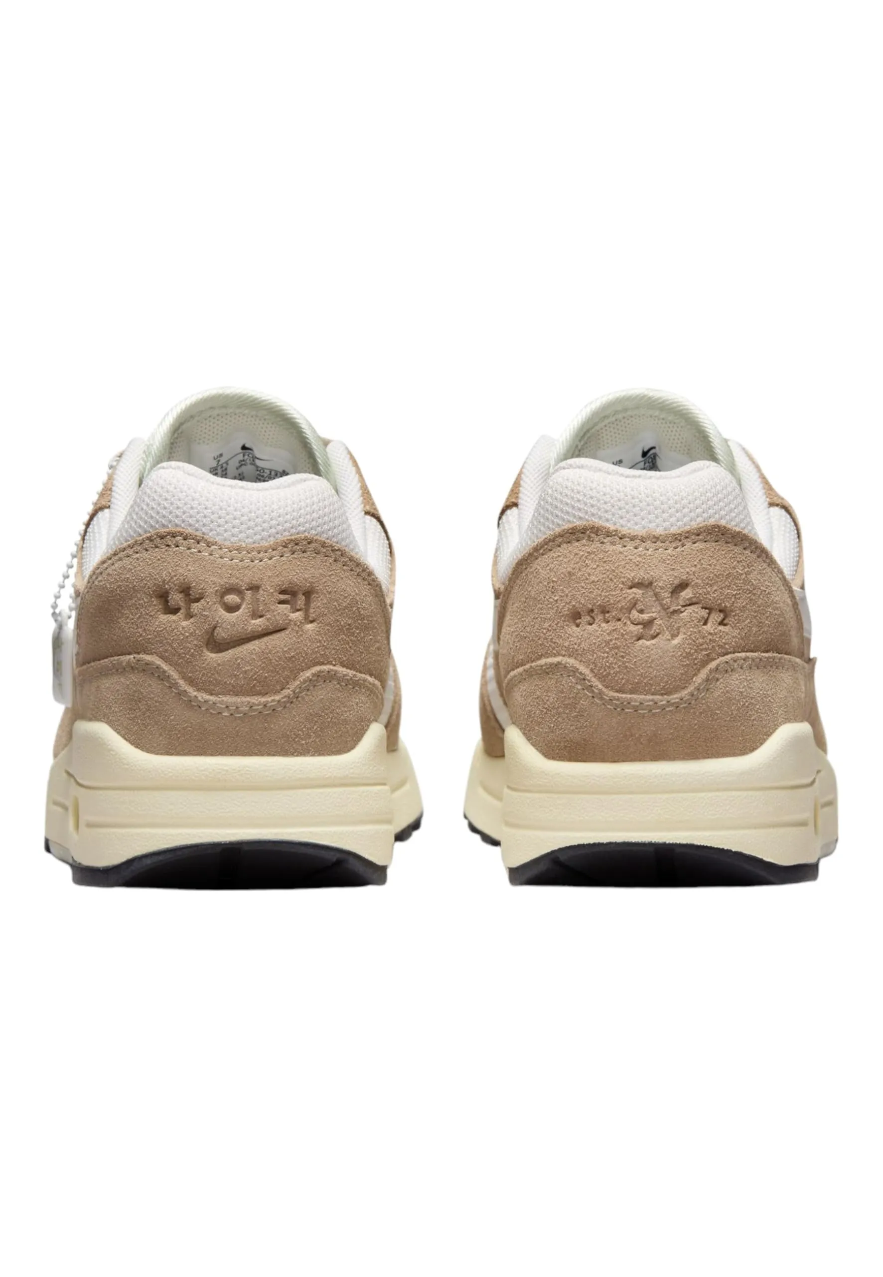 Nike Sportswear Air Max 1 Sneakers, Leather, White-Brown (43 EU) - immagine 5
