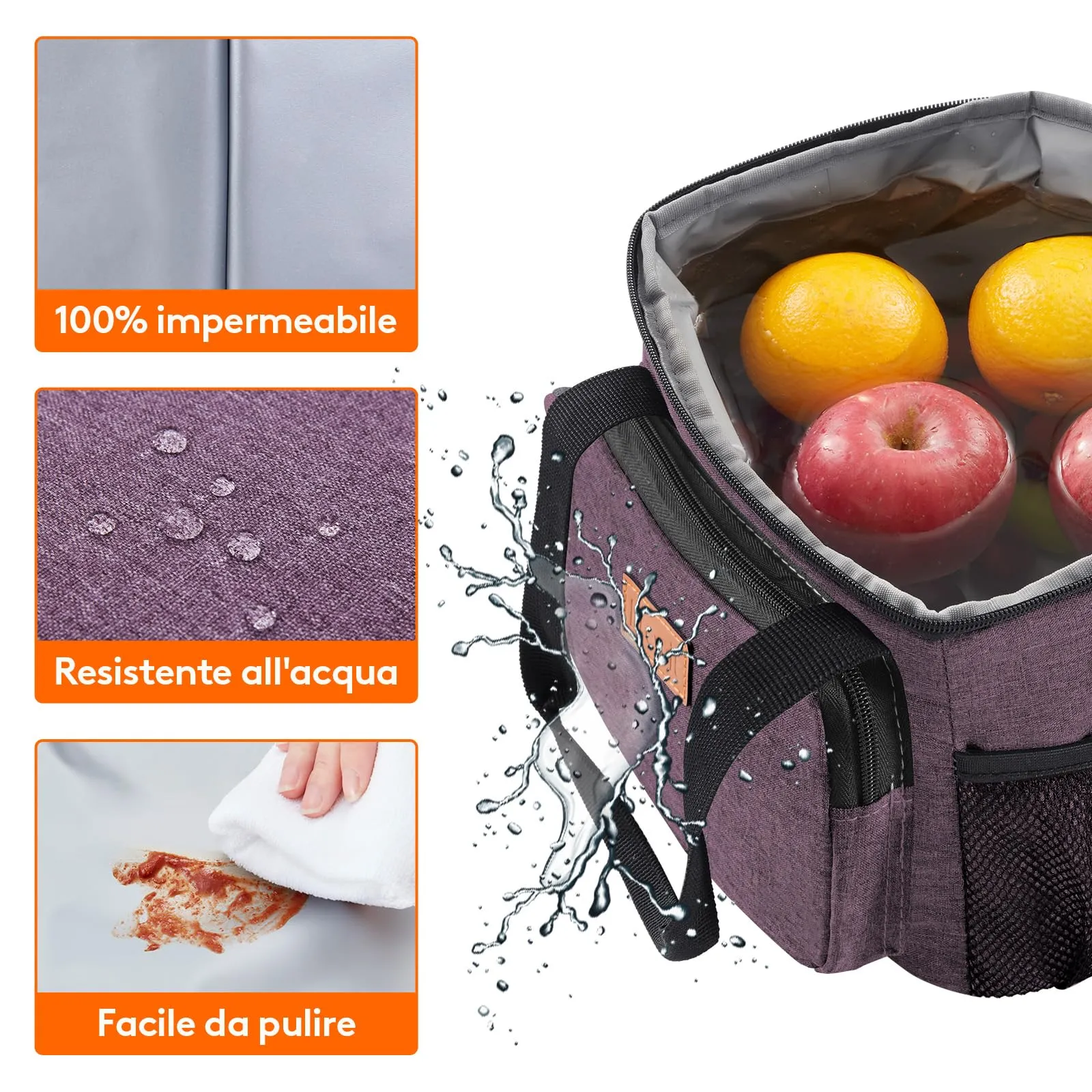 Lifewit Borsa Termica Porta Pranzo 9L - immagine 6