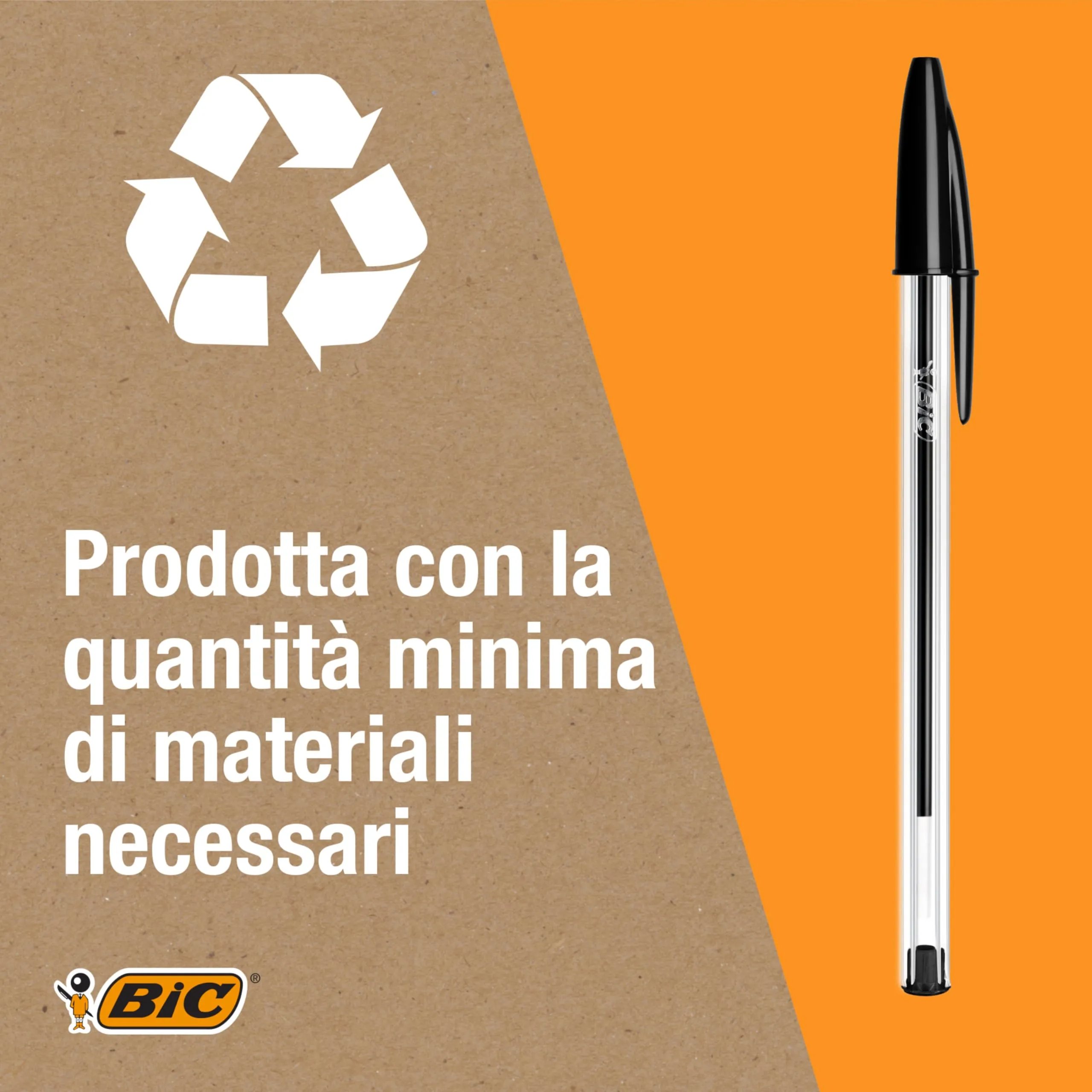 BIC Cristal Original Penne a Sfera Punta Media 1,0 mm, Blu, Confezione da 10 - immagine 4