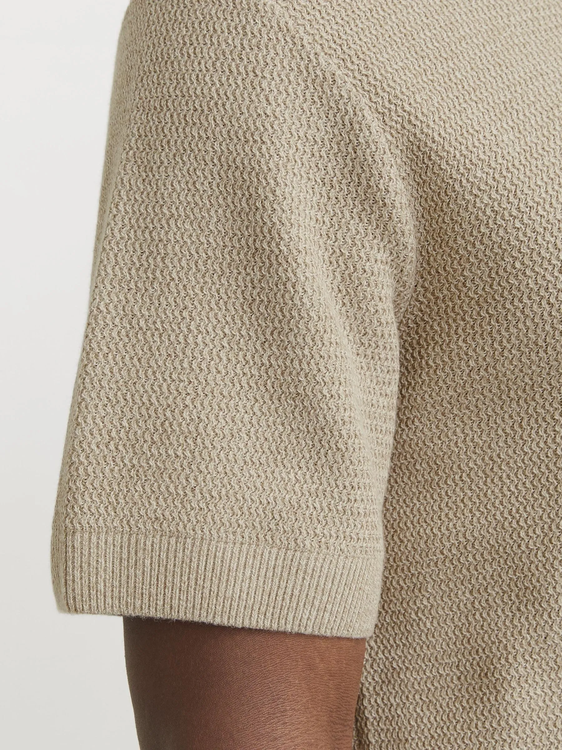 Jack & Jones Polo in Maglia Grigio S - immagine 5