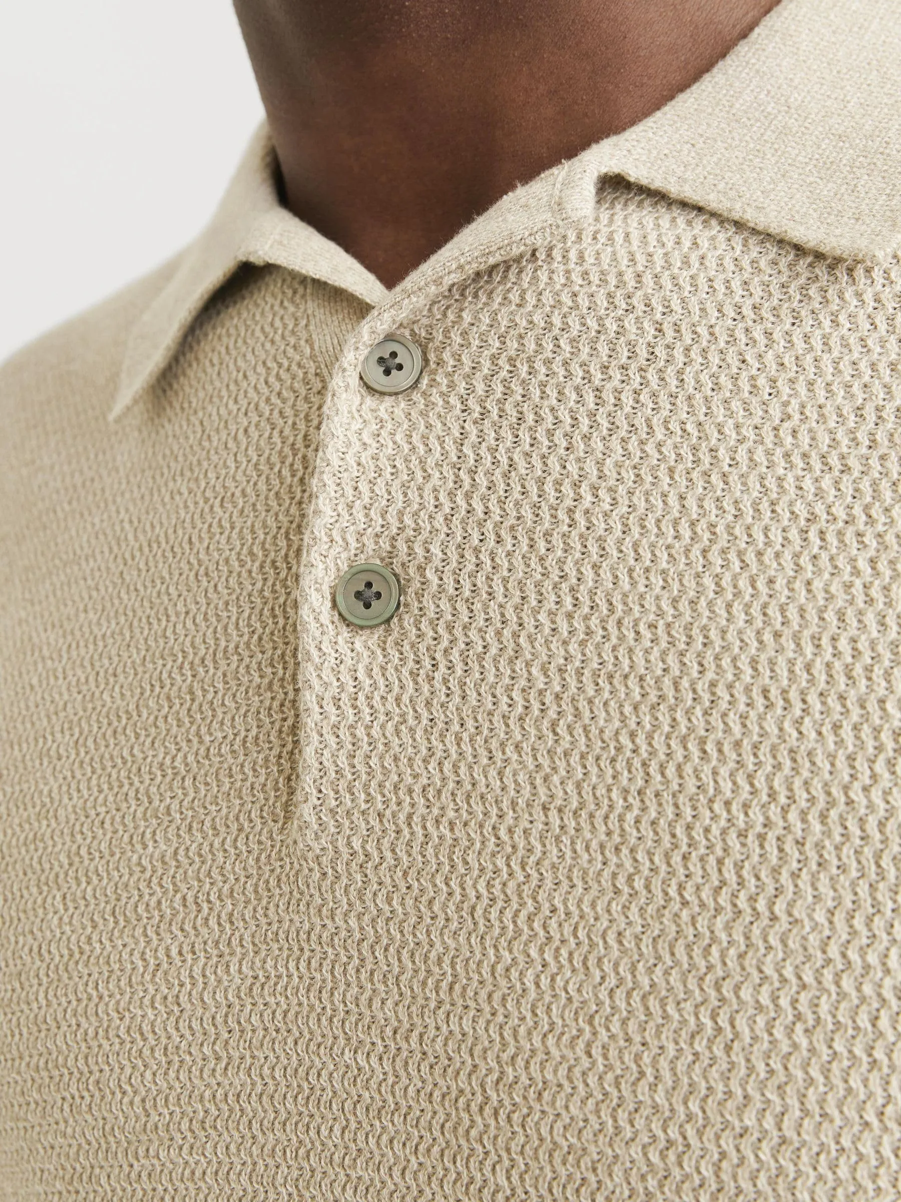 Jack & Jones Polo in Maglia Grigio S - immagine 6