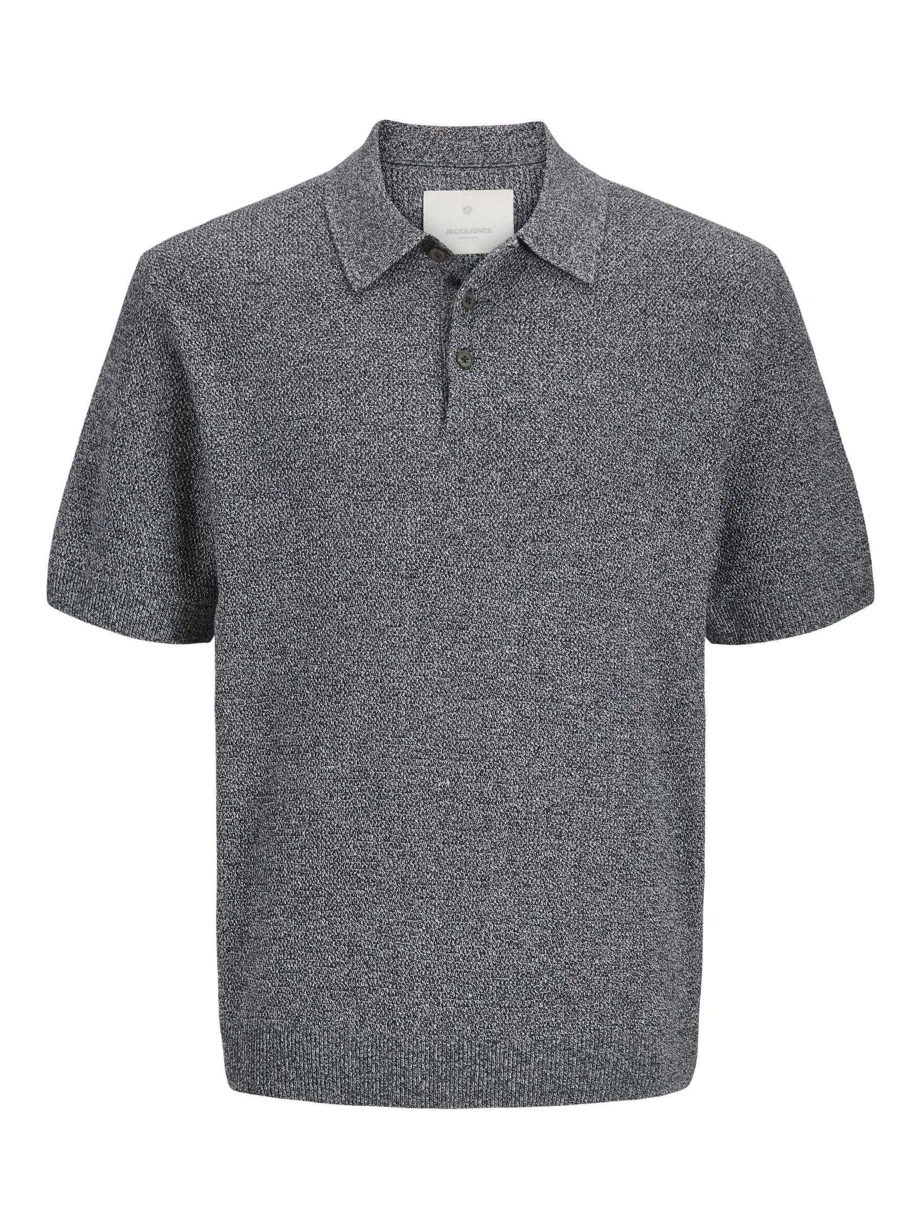 Jack & Jones Polo in Maglia Grigio S - immagine 7