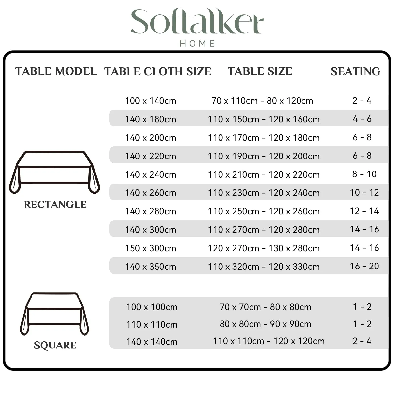Softalker Tovaglia Rettangolare in Finto Lino, Antimacchia e Idrorepellente, 240 x 140 cm, Marrone - immagine 8