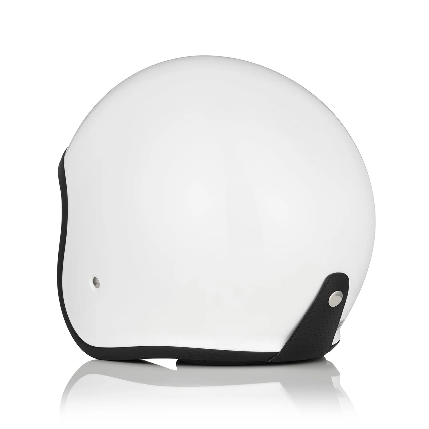 ORIGINE Casco Moto Jet per Scooter con Visiera, ECE 22-06, Gloss White, M - immagine 4