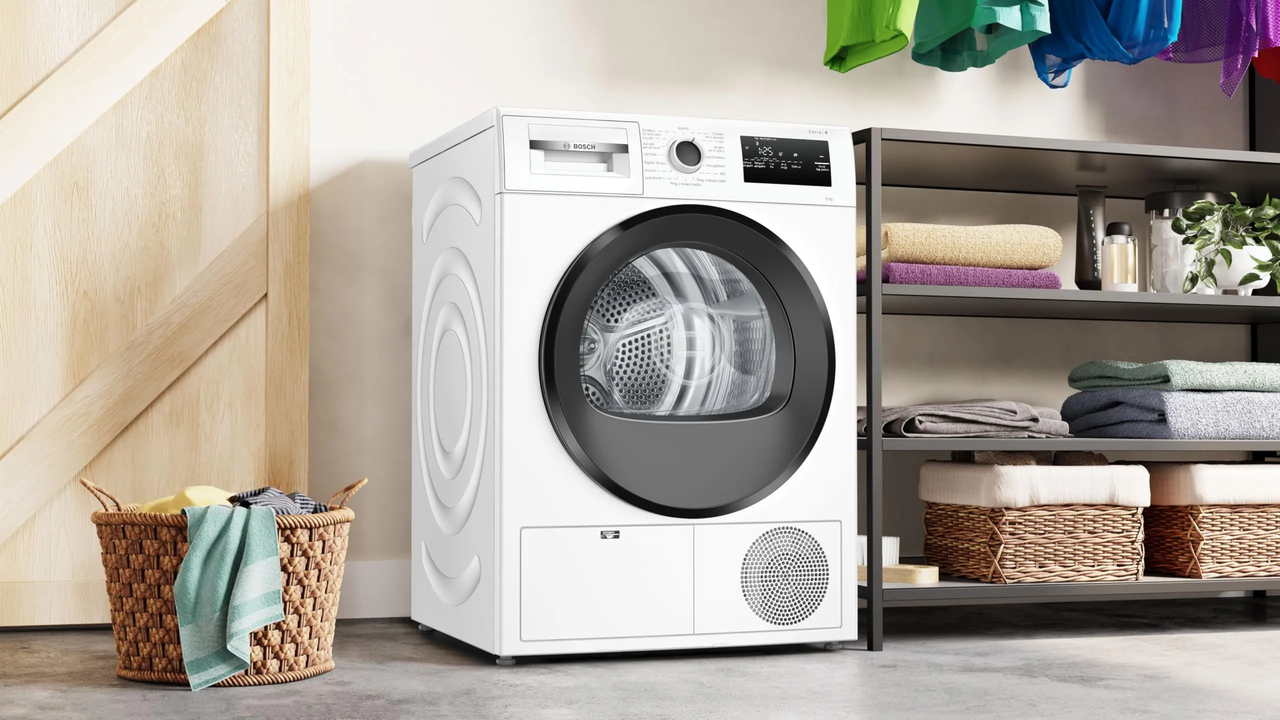 Bosch Serie 4 WTH85298II Asciugatrice a pompa di calore 8kg Bianco - immagine 6