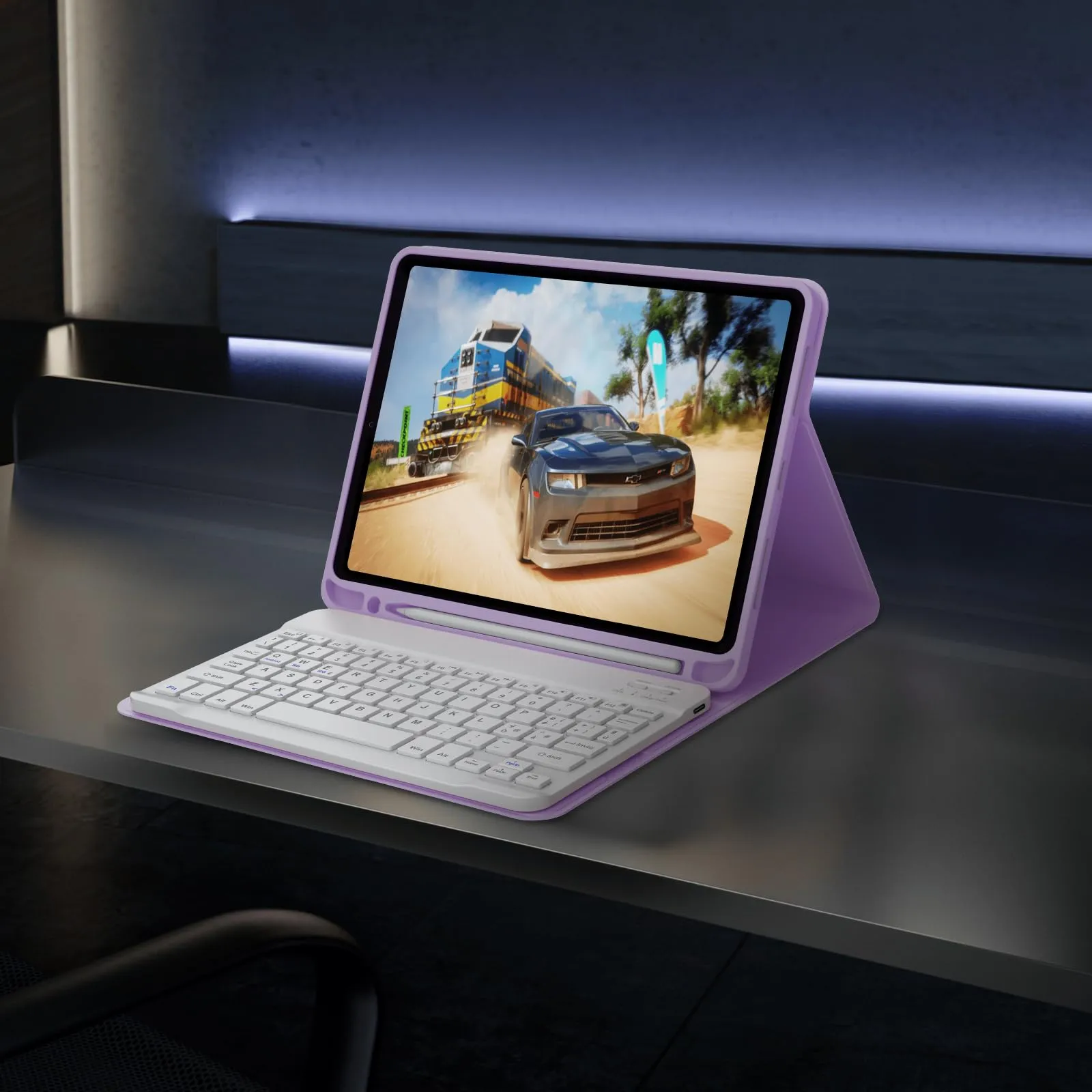 IVEOPPE Tastiera e Custodia per iPad 11 Generazione 11" (2025) e iPad 10 Generazione 10.9" (2022) A16 - immagine 8