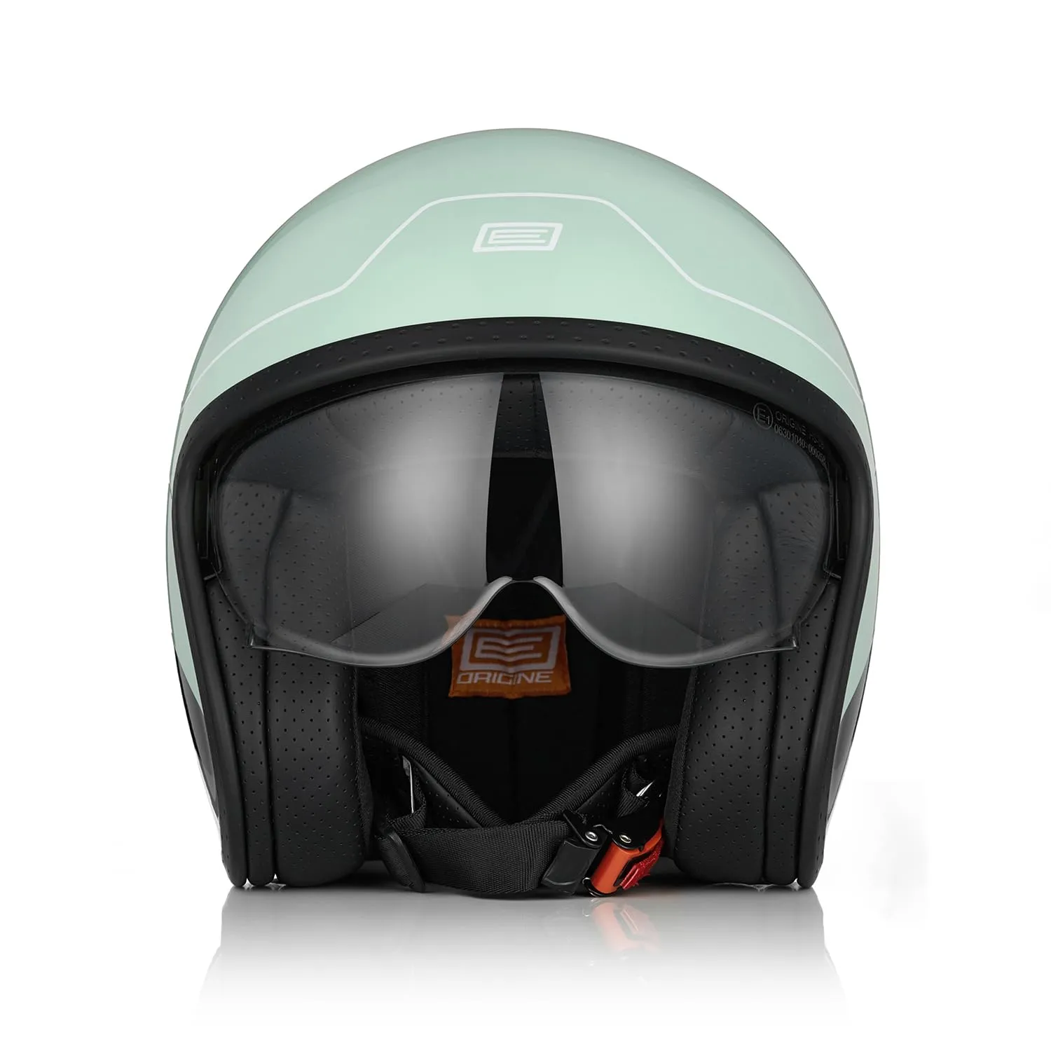 ORIGINE Casco Moto Jet Explorer Gloss Green, M - immagine 2