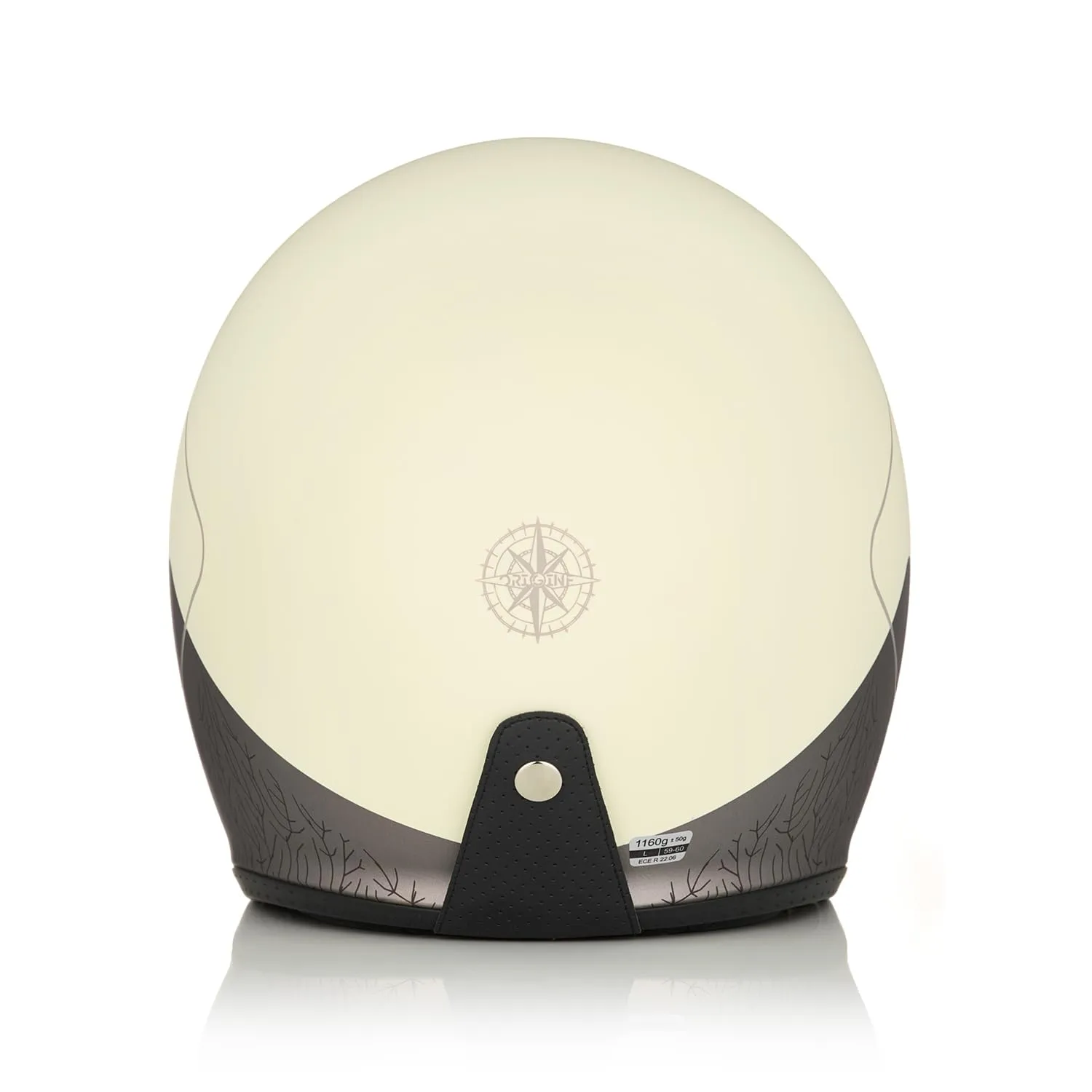 Origine Casco Moto Jet Explorer Matt Cream, XS, ECE 22-06 - immagine 5