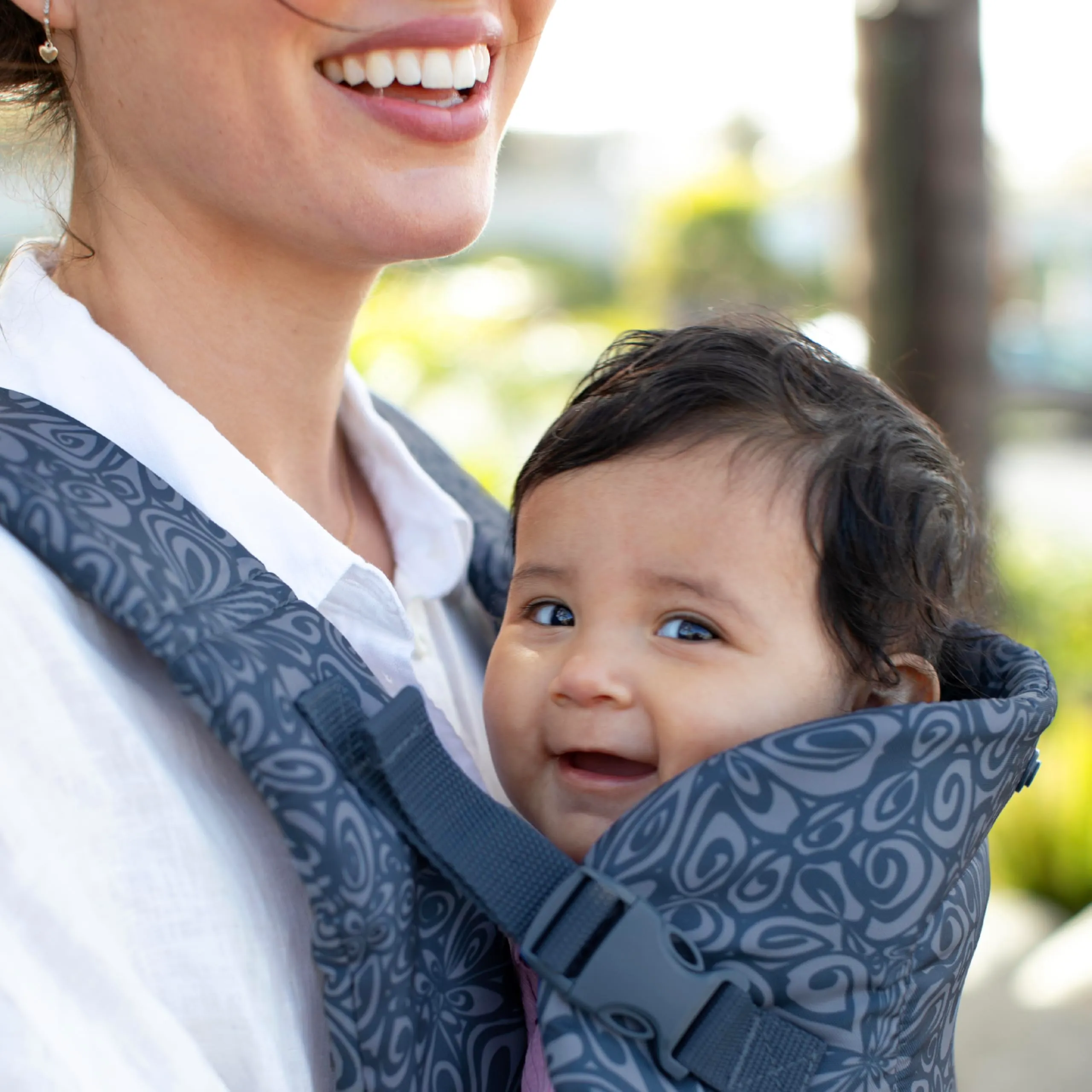 Infantino Flip Advanced Marsupio 4-in-1 Ergonomico, 3,6-14,5 kg, Marino Floreale - immagine 9