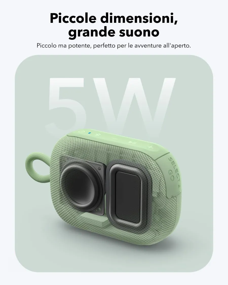 Soundcore Select 4 Go Bluetooth Speaker, IP67 Waterproof - immagine 3