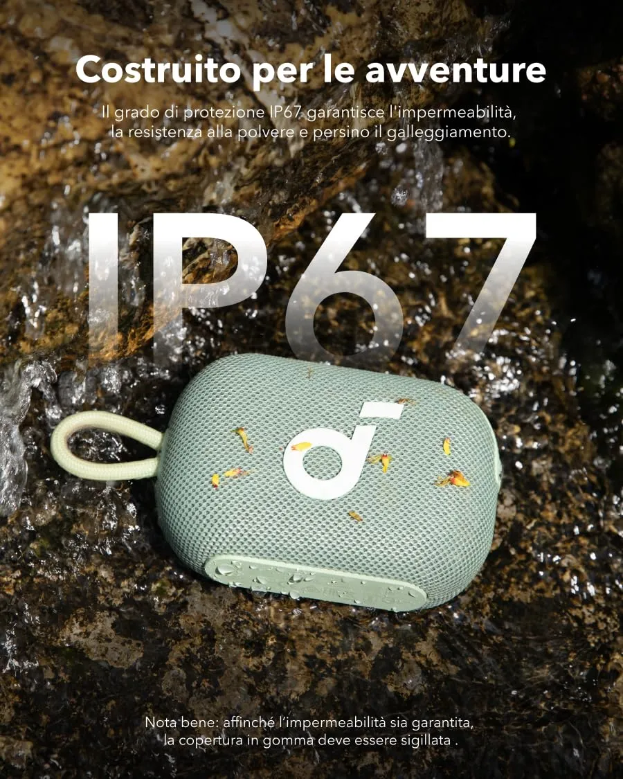 Soundcore Select 4 Go Bluetooth Speaker, IP67 Waterproof - immagine 4