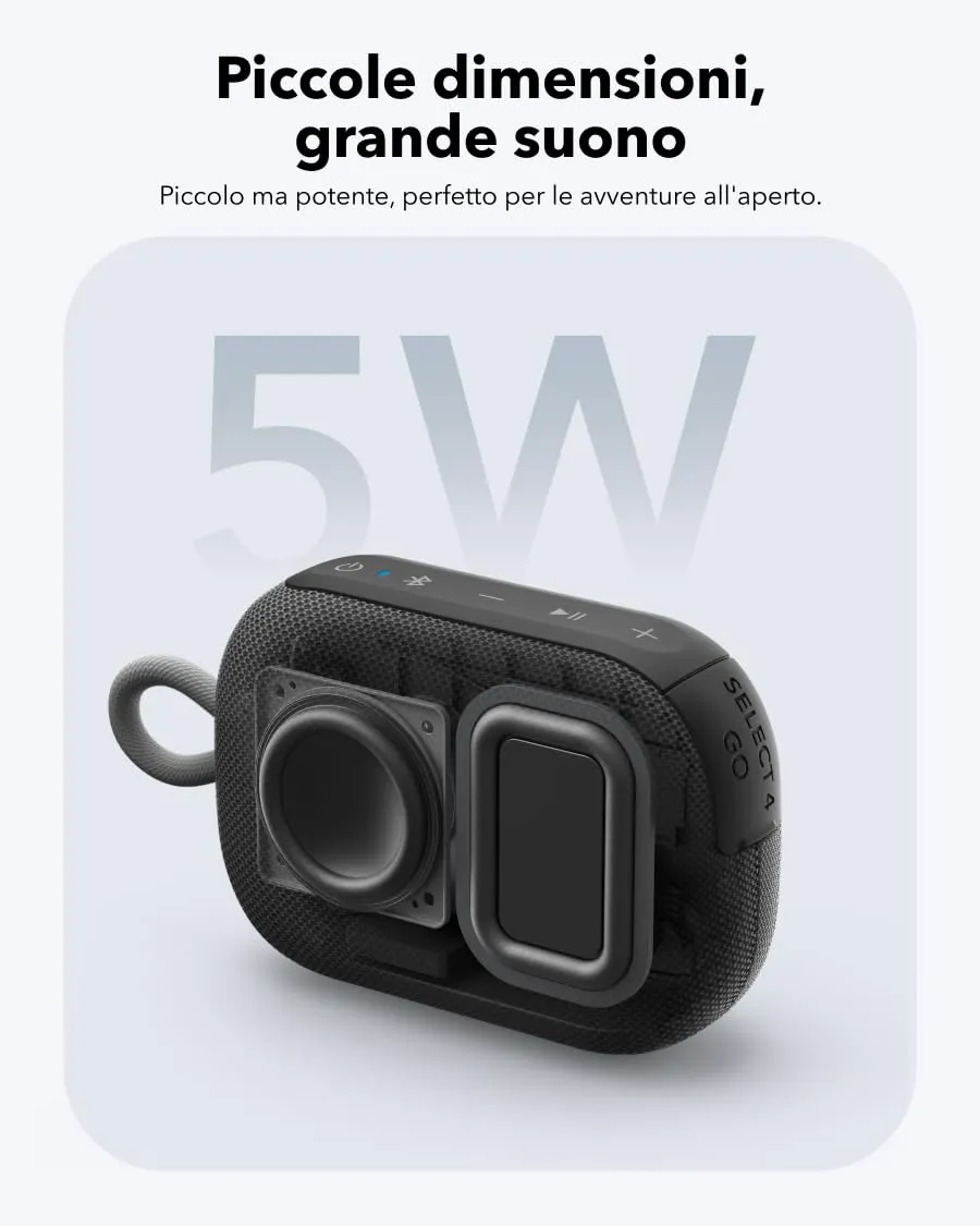 Soundcore Select 4 Go Cassa Bluetooth Portatile Impermeabile IP67 - immagine 3