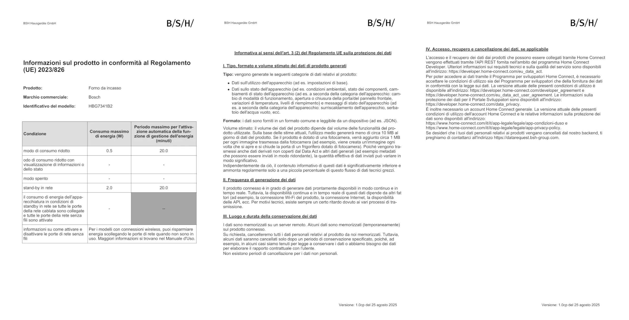 Bosch Serie 8 HBG7341B2 Forno da incasso con Air Fry, Nero - immagine 15