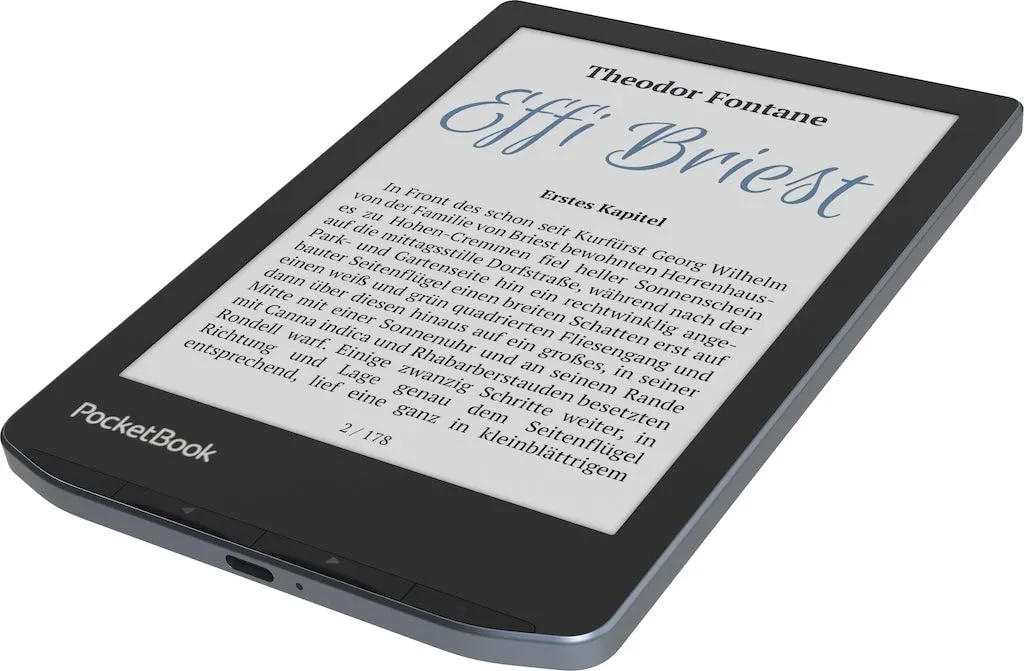 PocketBook Verse Pro Color 634 6 E-Ink Kaleido 3 16GB Wi-Fi Stormy Sea - immagine 6