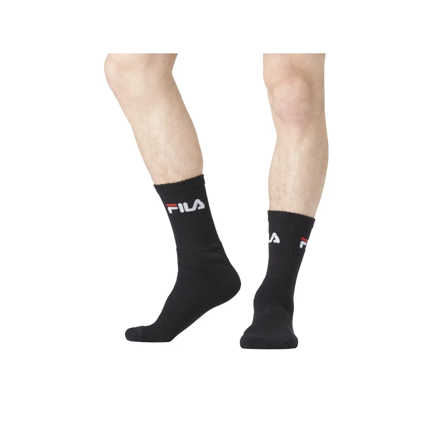 Fila Calzini Uomo Sportivi, Set di 6, Taglie 43-46, Bianchi, Nero, Grigio - immagine 6