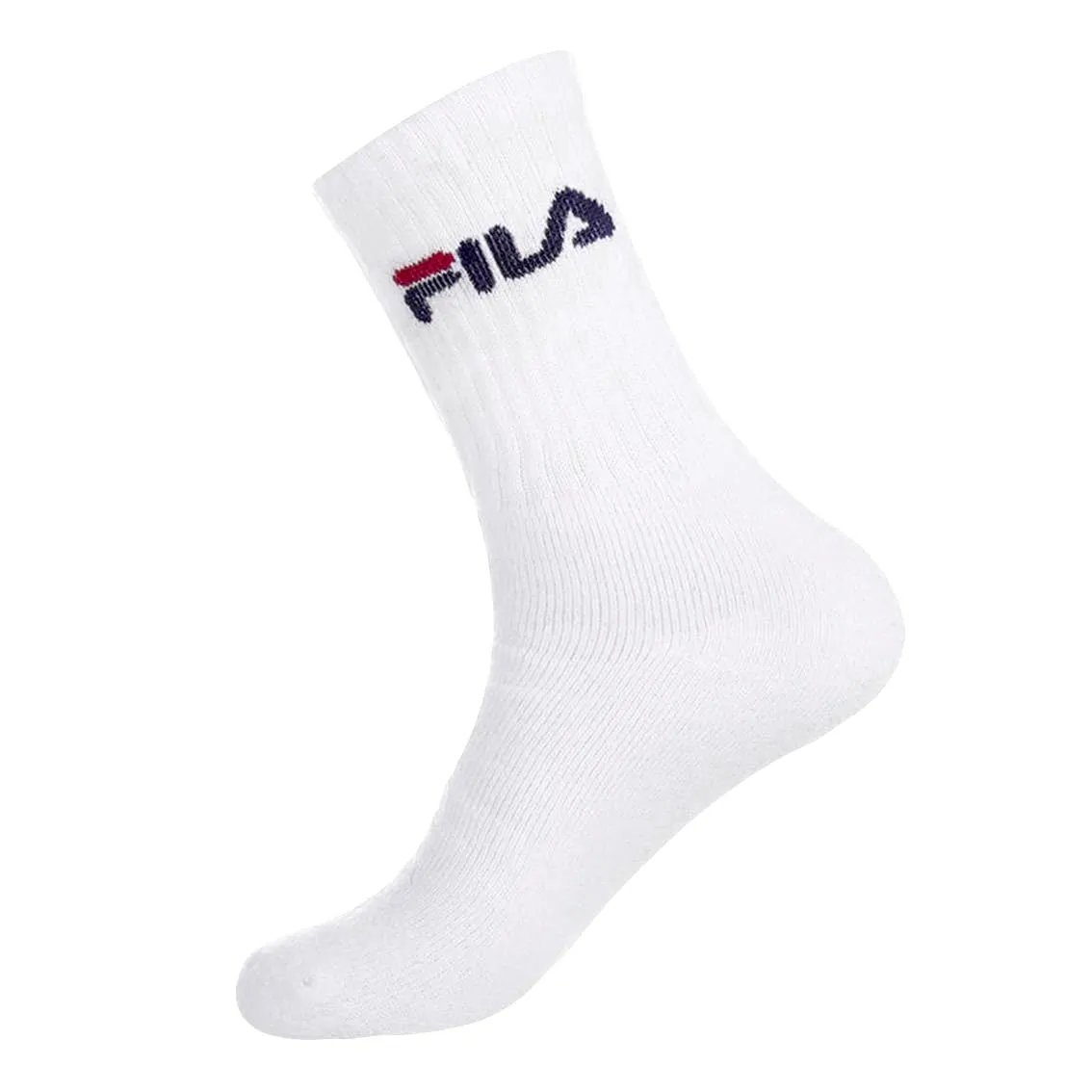 Fila Calzini Uomo Tennis, Set di 6, Bianchi, Taglie 43/46 - immagine 6