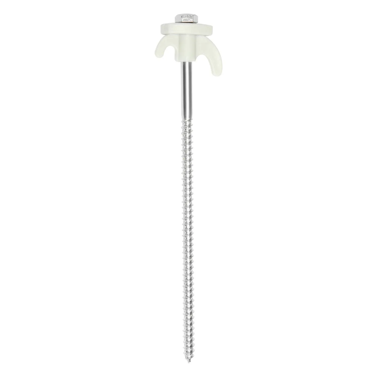 com-four Picchetti per Tenda a Vite in Acciaio, 20 Pezzi, 220x7mm - immagine 5