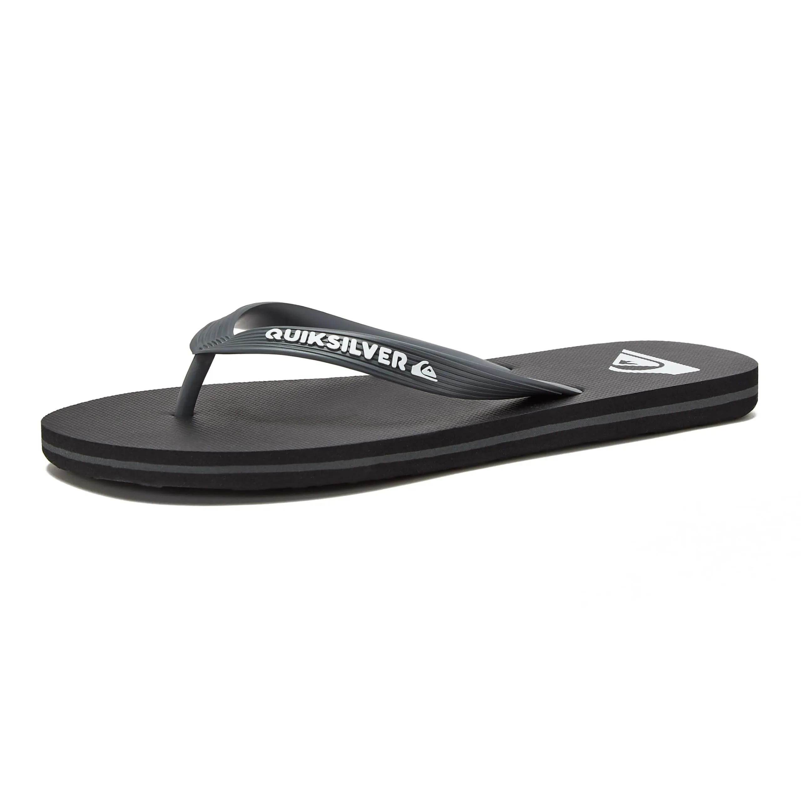 Quiksilver Men's Molokai 3 Point Flip Flop Sandal, Black 1, 15 - immagine 1