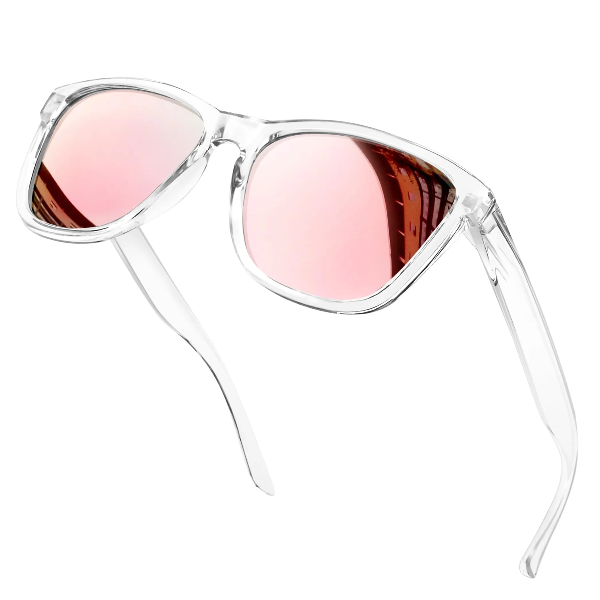 KANASTAL Occhiali da Sole Rosa Specchio Polarizzati UV400 - immagine 1