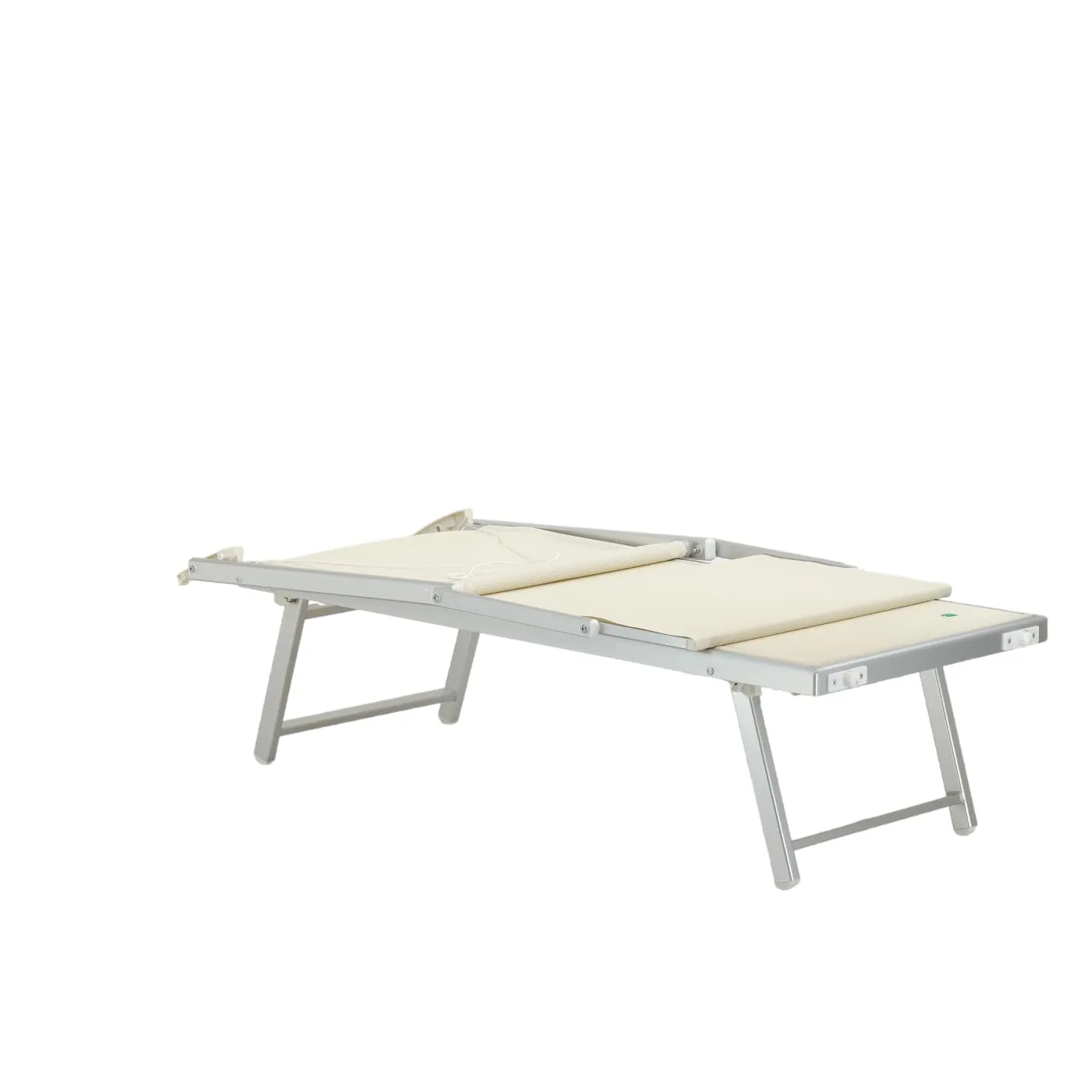 Totò Piccinni Lettino Salento Prendisole Pieghevole in Alluminio con Tettuccio (Beige) - immagine 4