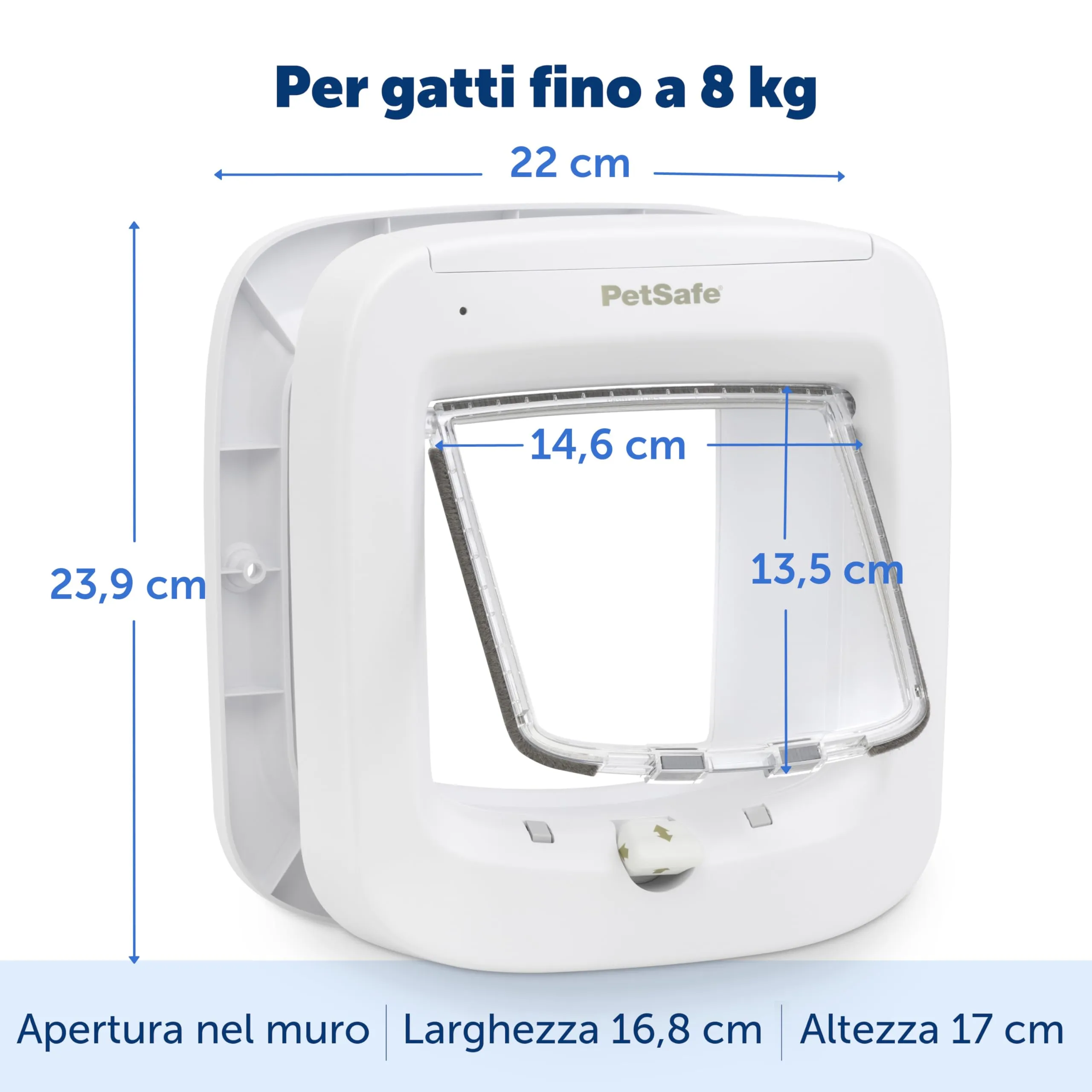 PetSafe Porta per Gatti Microchip, Bianca - immagine 6
