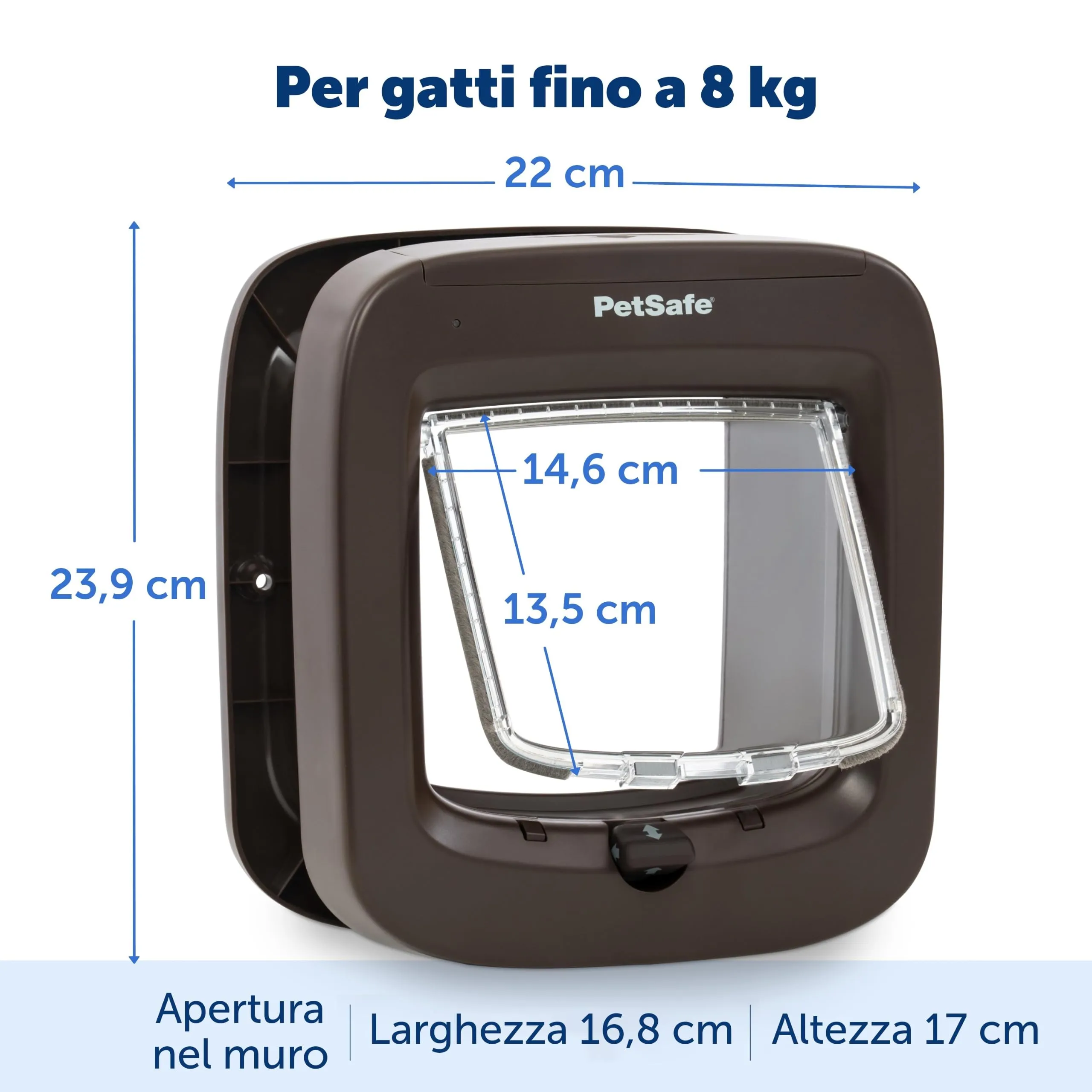 PetSafe Porta per Gatti Microchip, Marrone - immagine 7