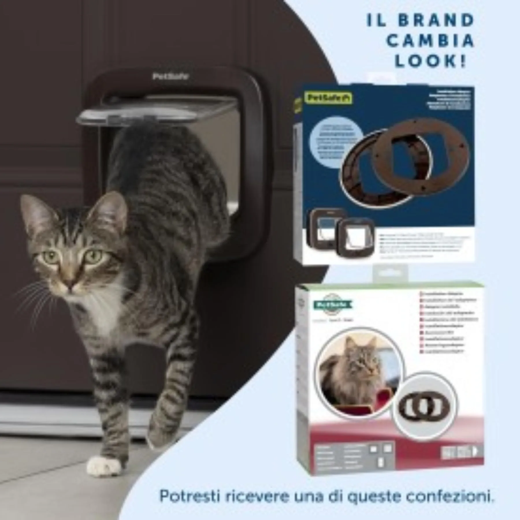 PetSafe Adattatore di Installazione per Gattaiola Microchip e Blocco Manuale - Marrone - immagine 7