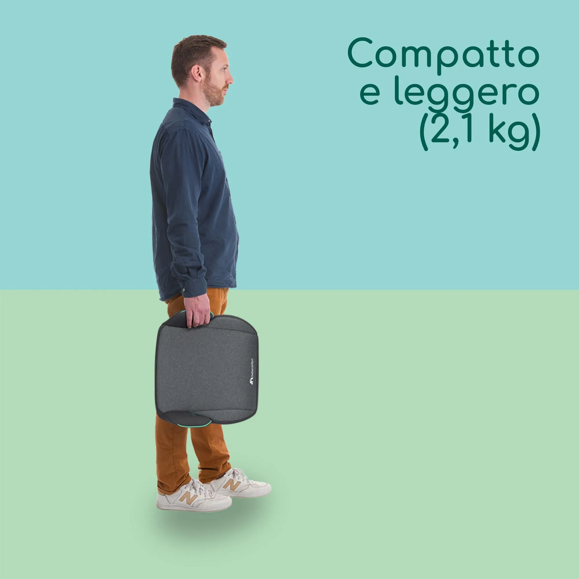 Bebeconfort Manga i-Fix Rialzo Auto per Bambini, Gruppo 3, 128-150 cm, 22-36 kg, Tinted Graphite - immagine 6