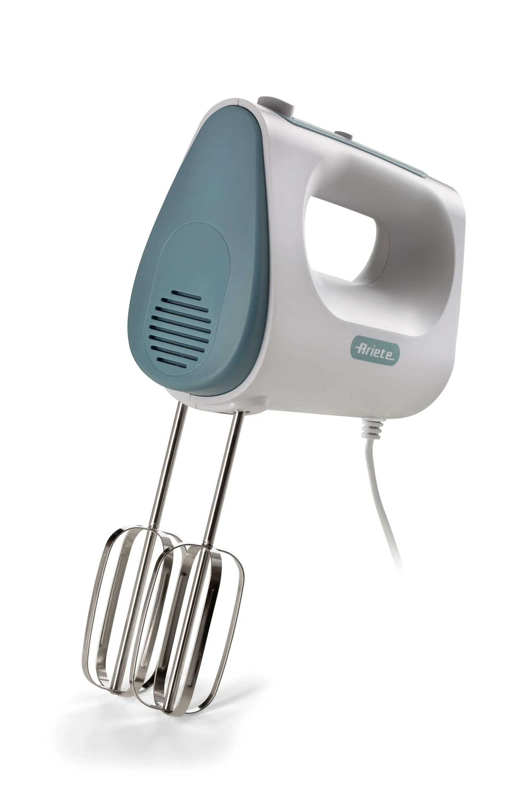 Ariete 1545 Sbattitore Breakfast, 450W, 5 velocità, Funzione turbo, White & Aegean teal - immagine 1