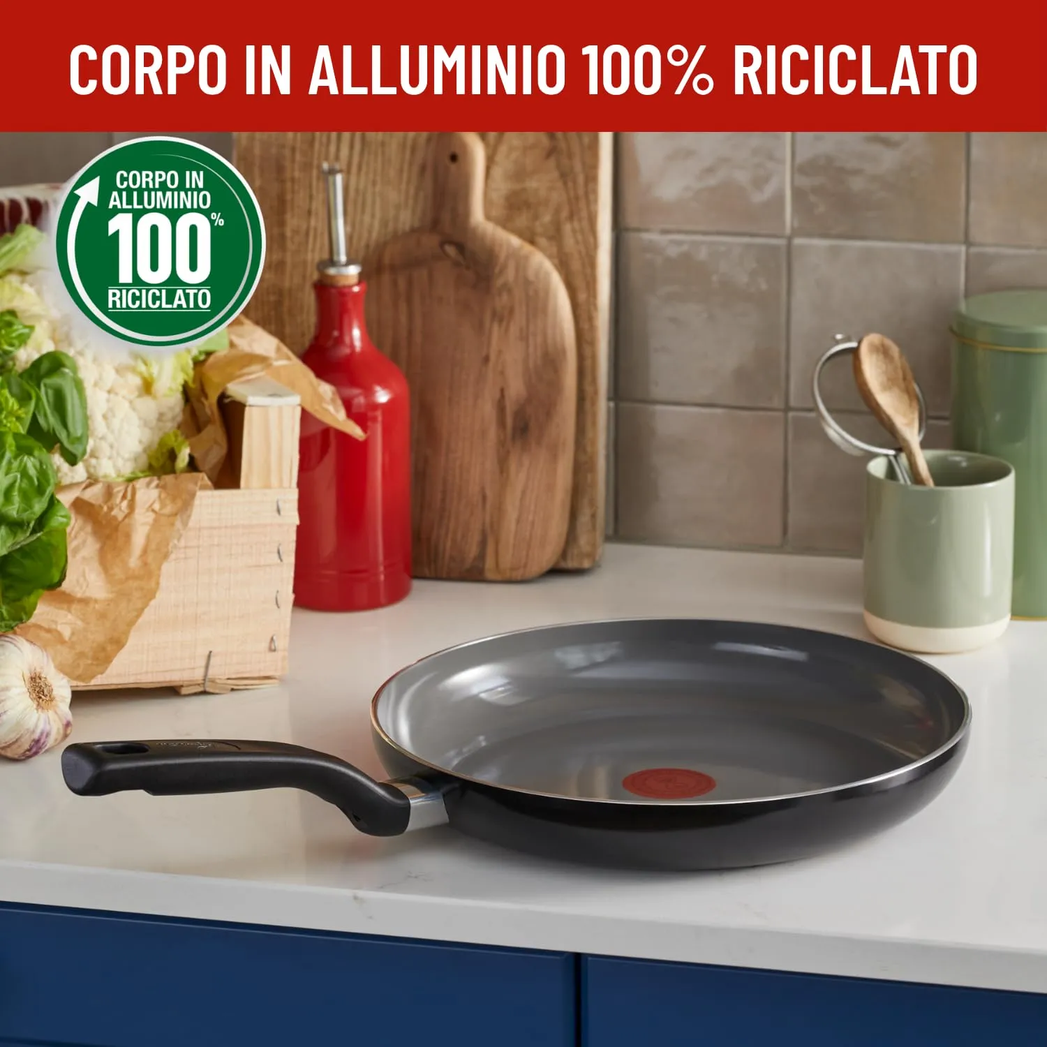 Lagostina Goccia Set 2 Padelle 24/28 cm, Rivestimento in Ceramica Antiaderente, Thermo-Signal, Compatibile con Induzione - immagine 6