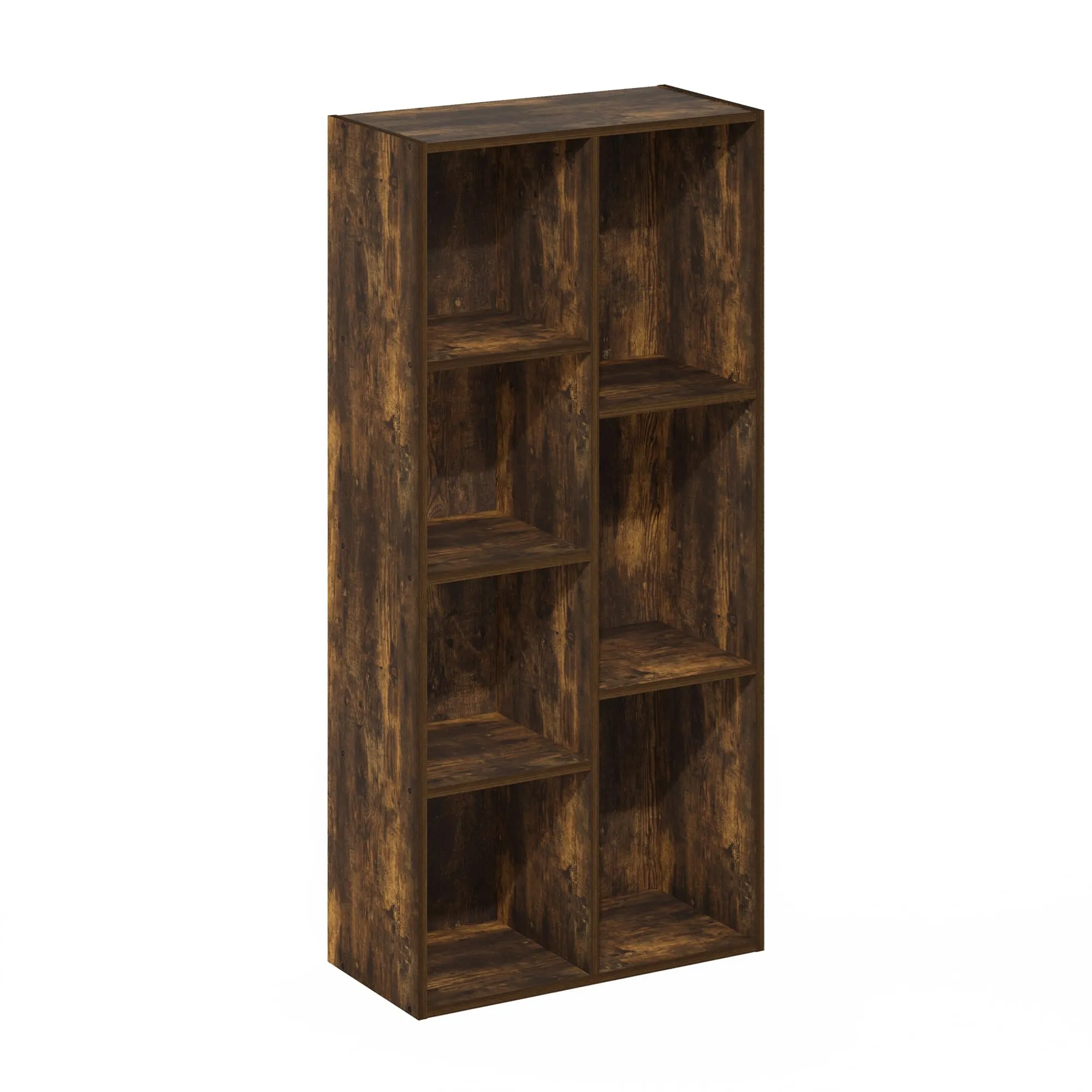 Furinno Luder Scaffale aperto reversibile a 7 cubi, Pino Ambrato - immagine 6