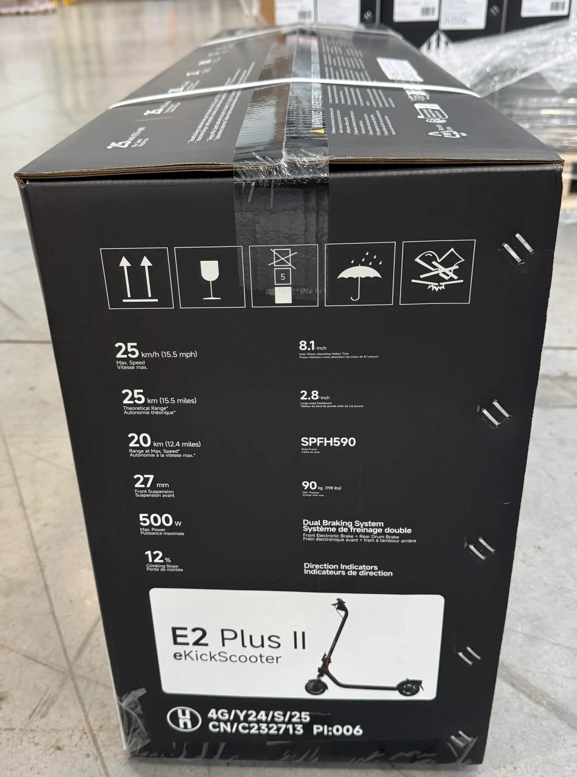 Segway-Ninebot E2 Plus E II Monopattino Elettrico per Adulti - immagine 12