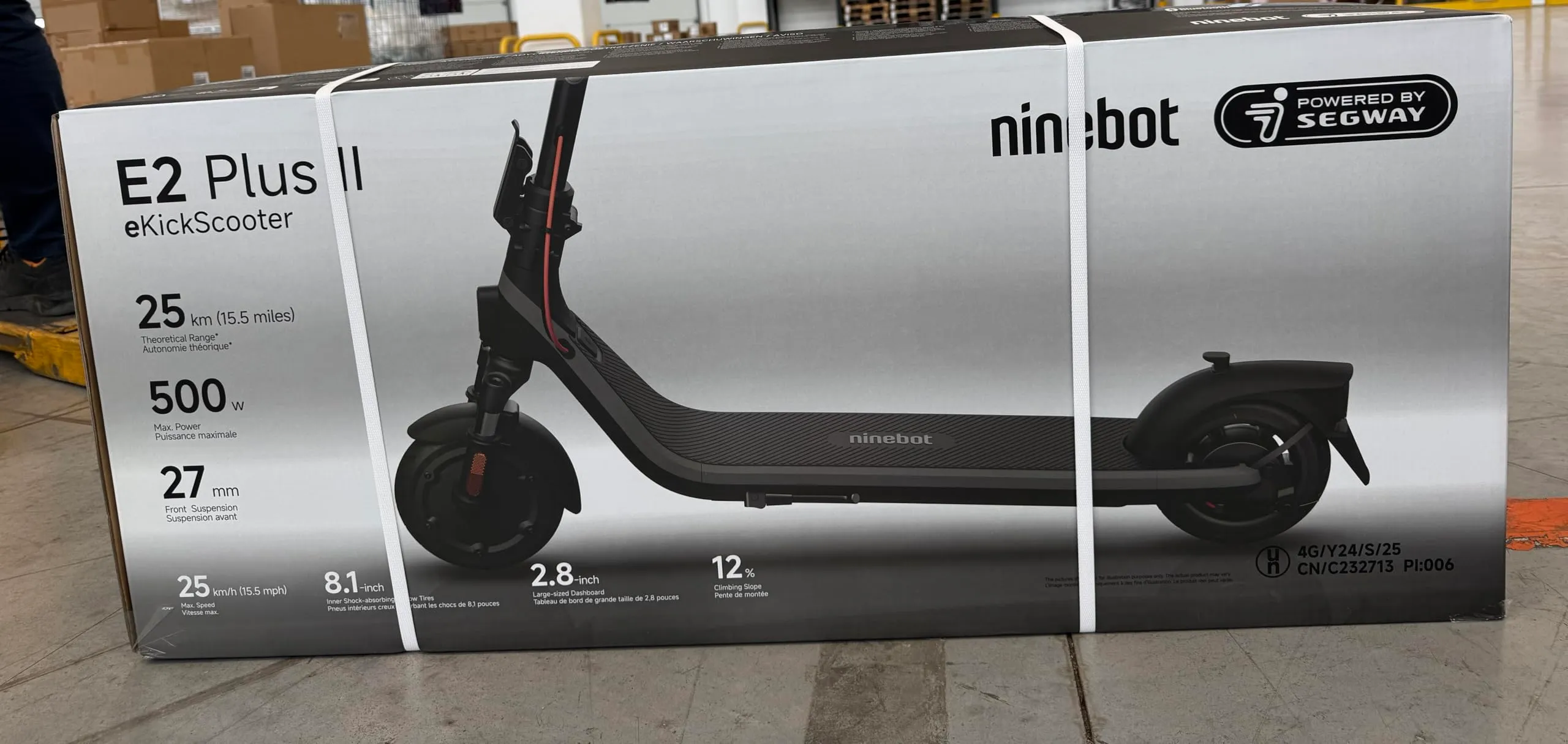 Segway-Ninebot E2 Plus E II Monopattino Elettrico per Adulti - immagine 13