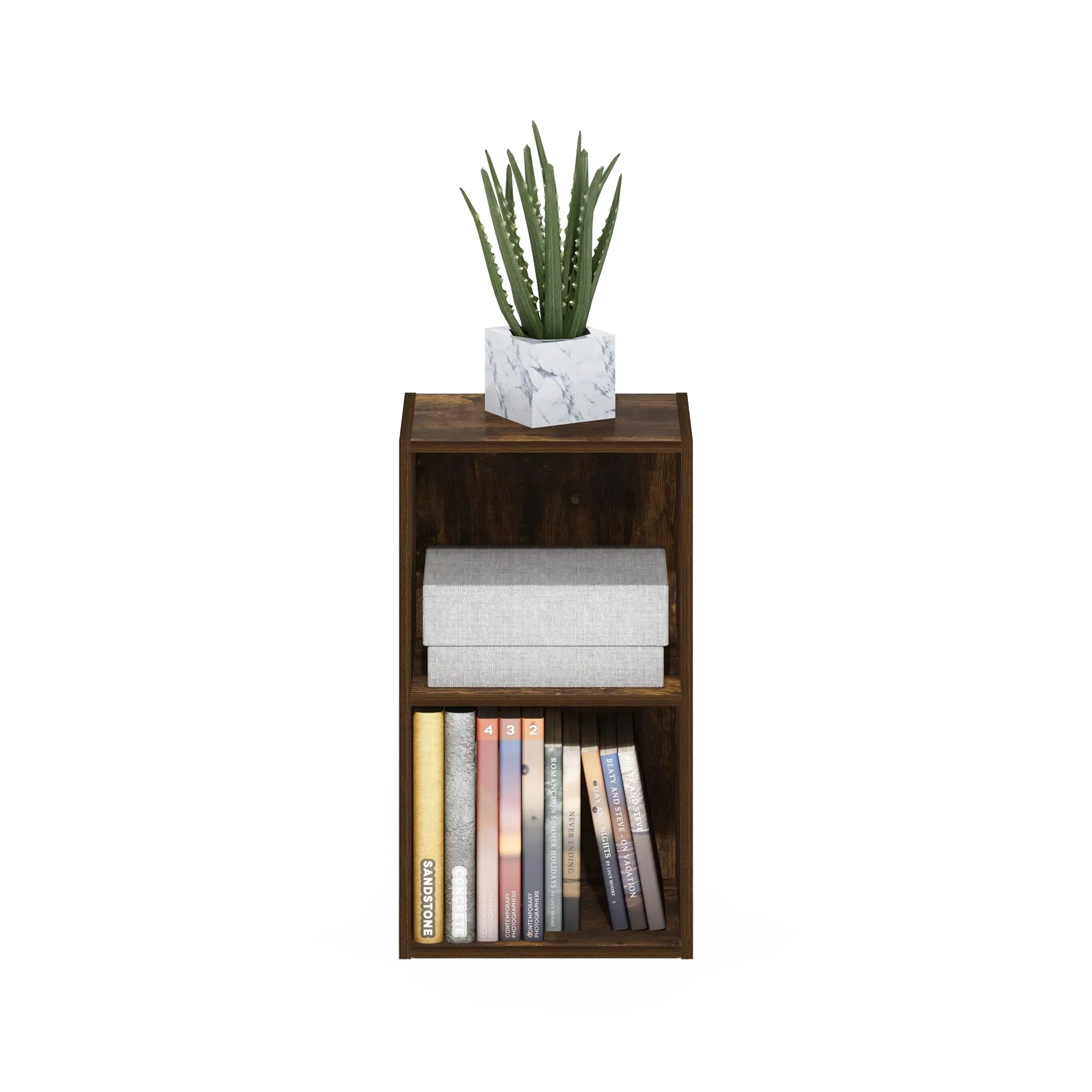 Furinno Libreria a 2 ripiani, Pino Ambrato - immagine 5