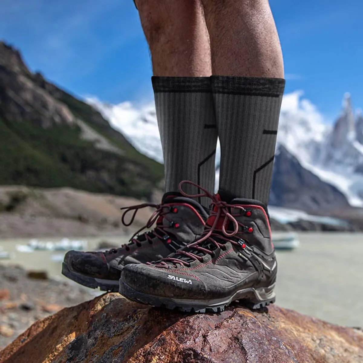 Circorld Calze Trekking Anti-Vescica per Uomo e Donna in Cotone, 3 Paia - immagine 3
