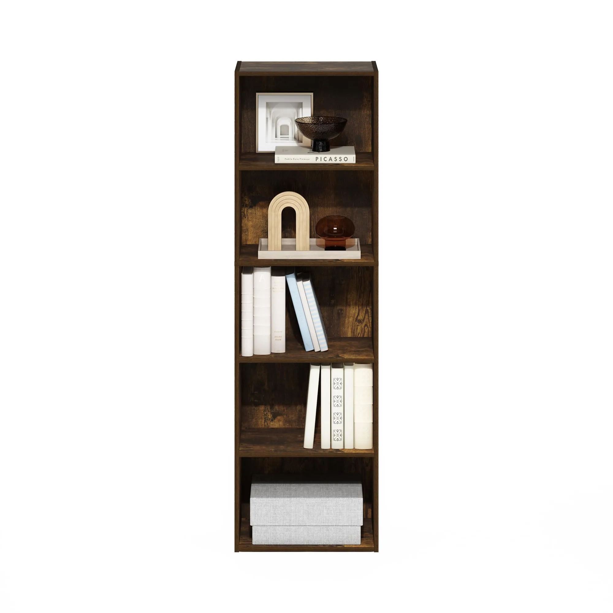 Furinno Luder Libreria a 5 Livelli, Pino Ambrato - immagine 5